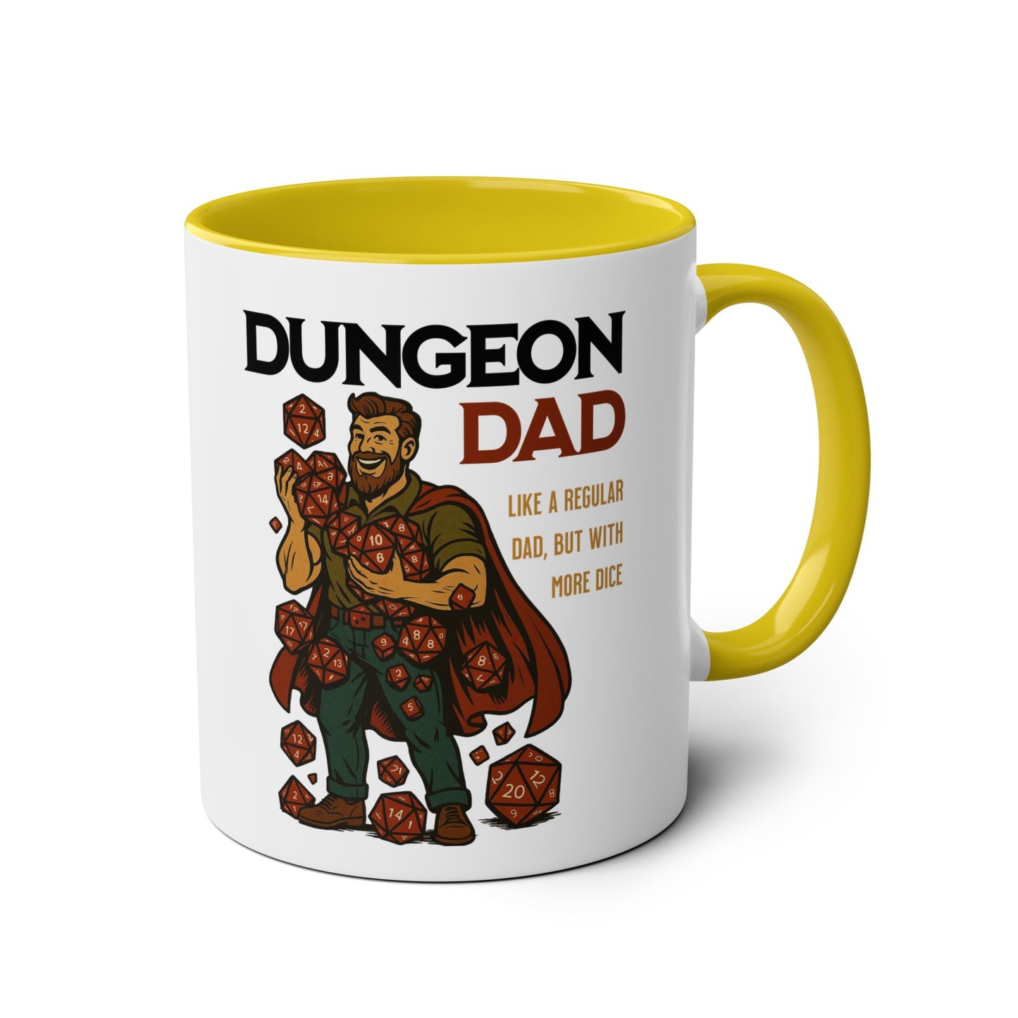 Dungeon Dad, Like a Regular Dad With More Dice Mug