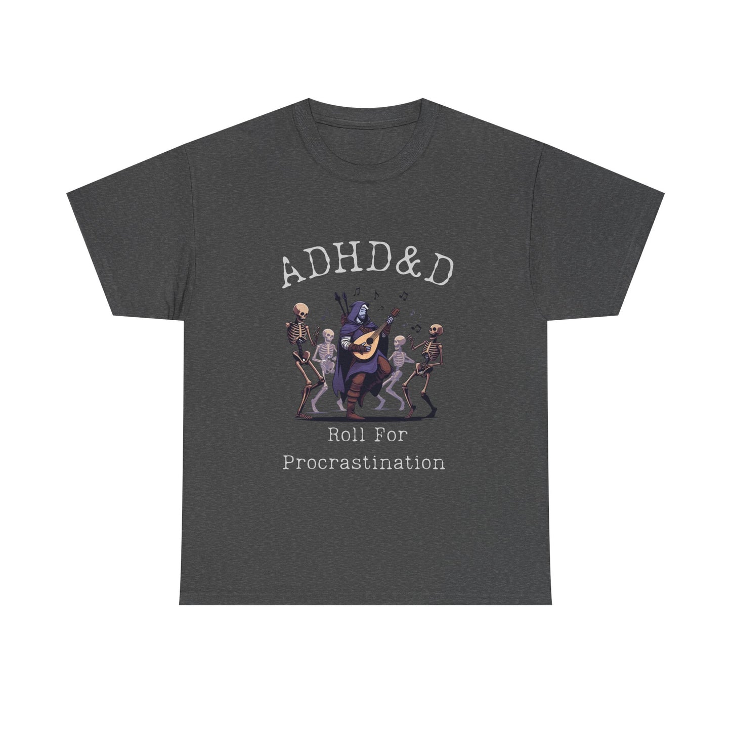 ADHD & D Gift Shirt, Roll for Procrastination