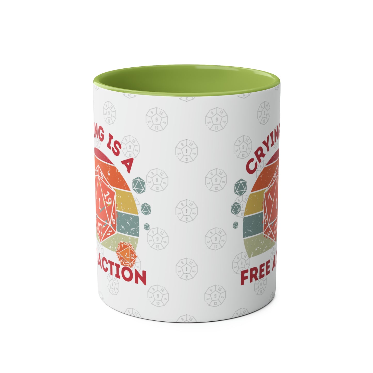 Tasse Dnd Pleurer est une tasse à café d'action gratuite