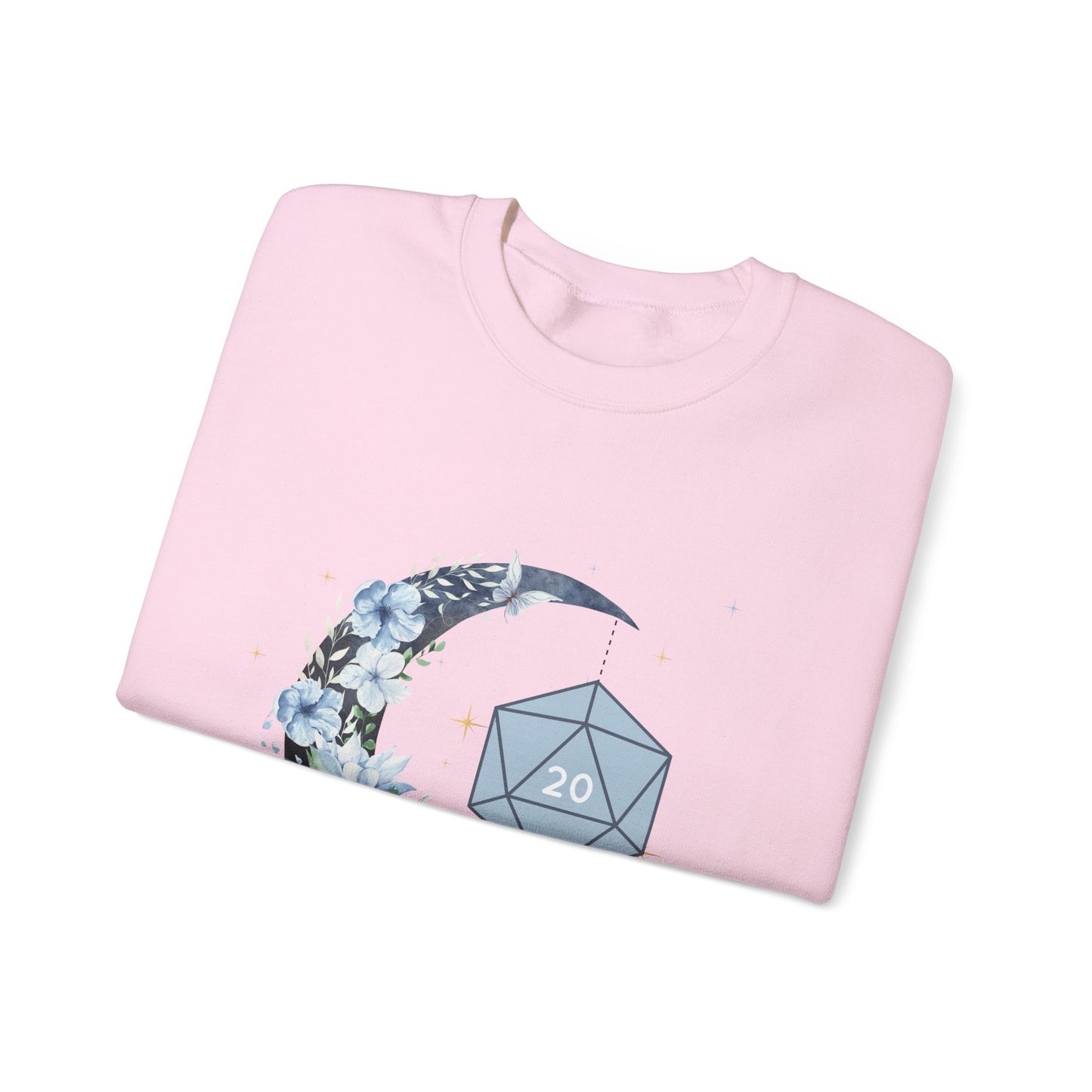 Dnd Shirt Time for Long Rest with Moon and D20 Detail, Perfect Gift Idea for Dungeons, Dragons, Bg3, Game Masters