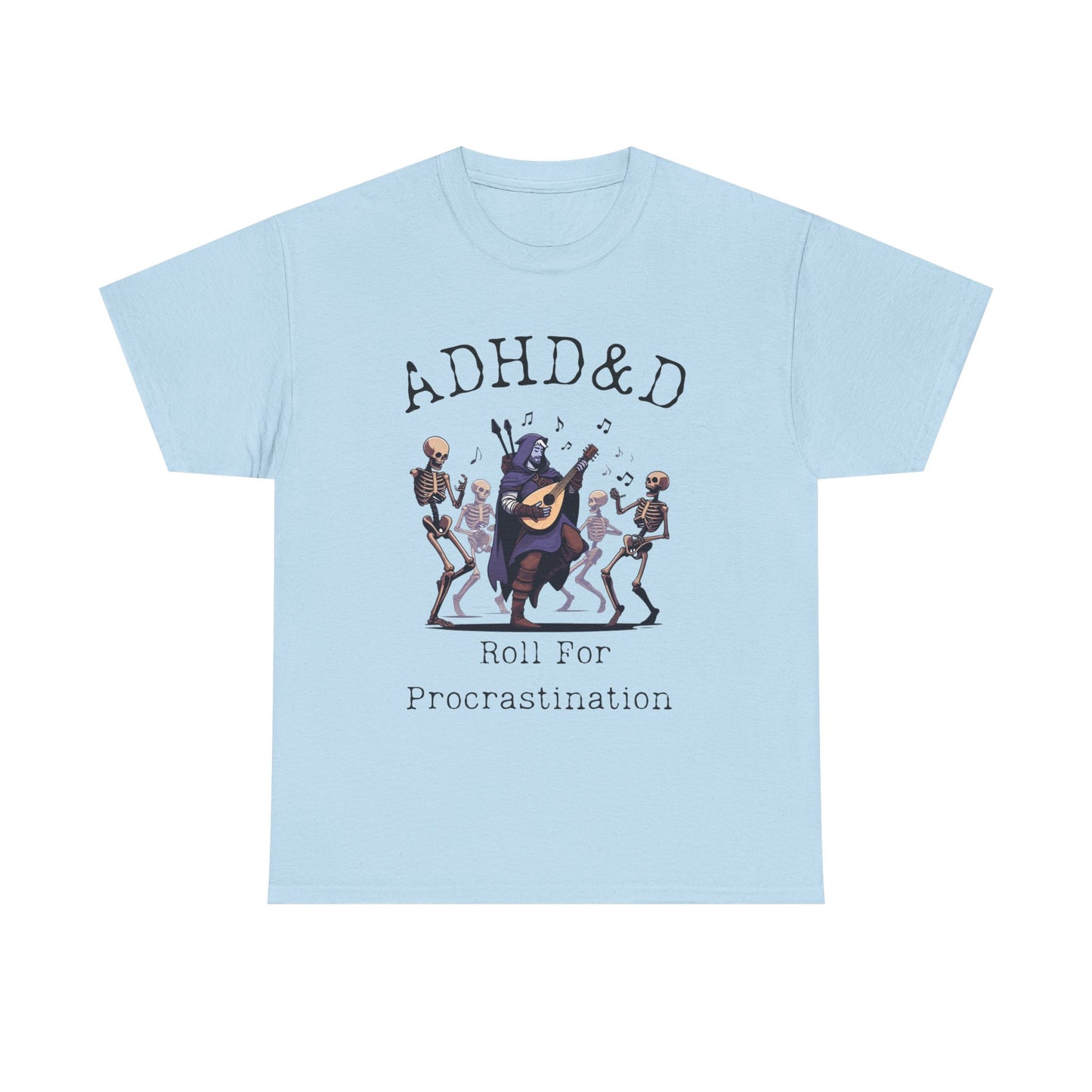 ADHD & D Gift Shirt, Roll for Procrastination