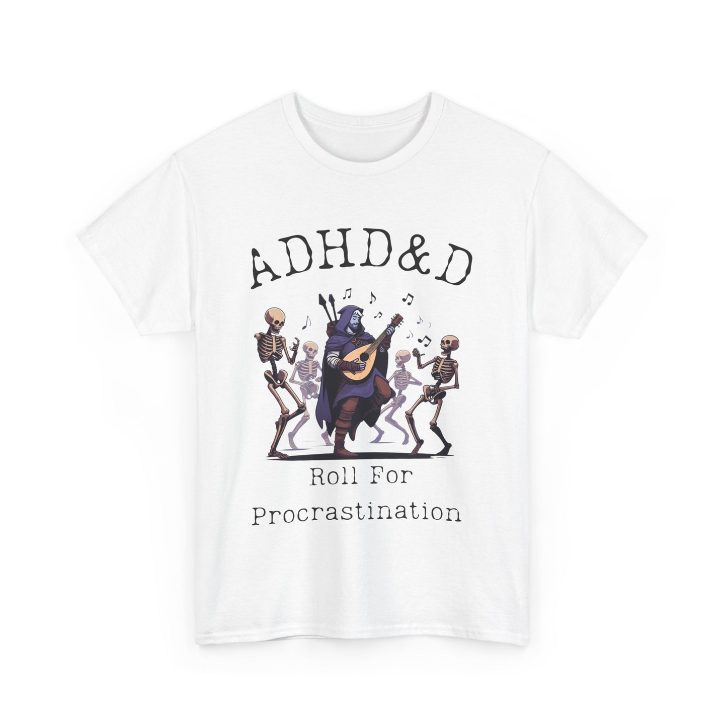 ADHD & D Gift Shirt, Roll for Procrastination