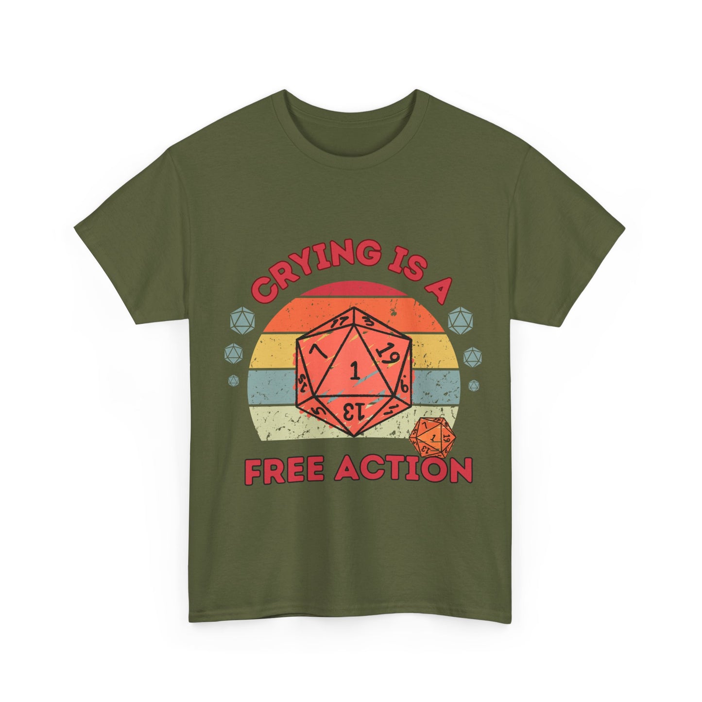 Dnd Crying Is a Free Action T Shirt