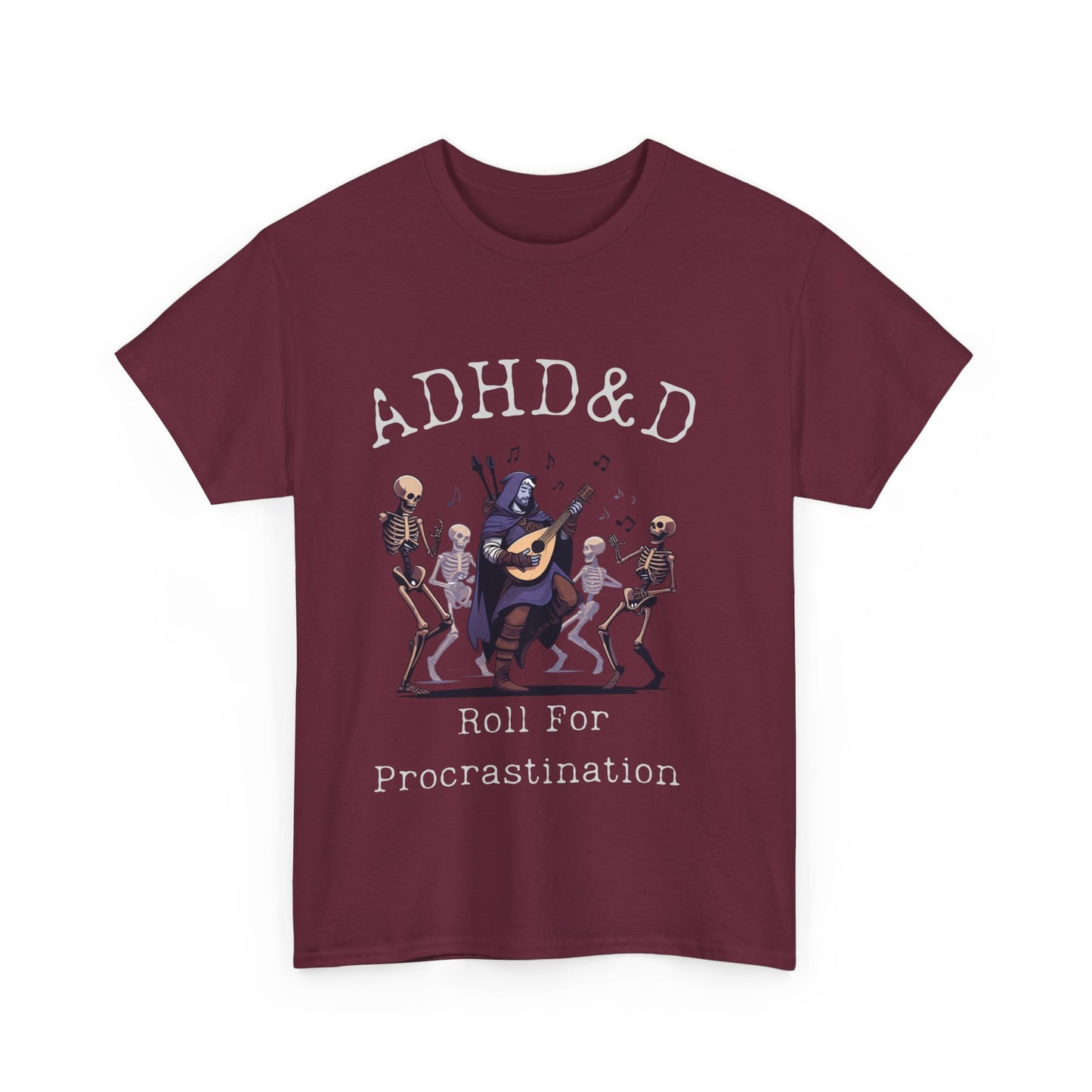 ADHD & D Gift Shirt, Roll for Procrastination