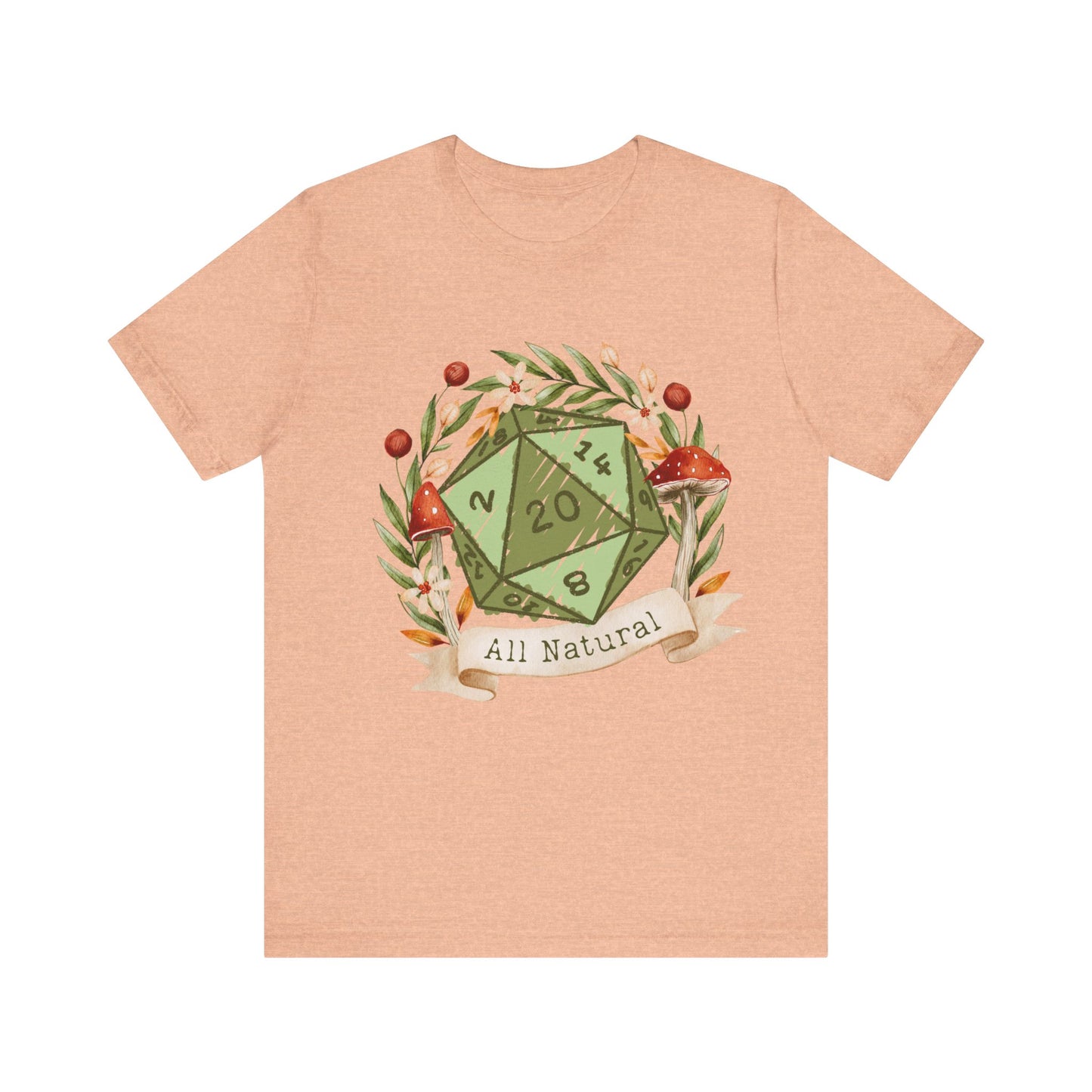 Dnd Mushroom D20 Shirt