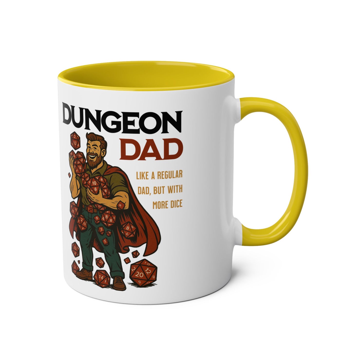 Dungeon Dad, Like a Regular Dad With More Dice Mug