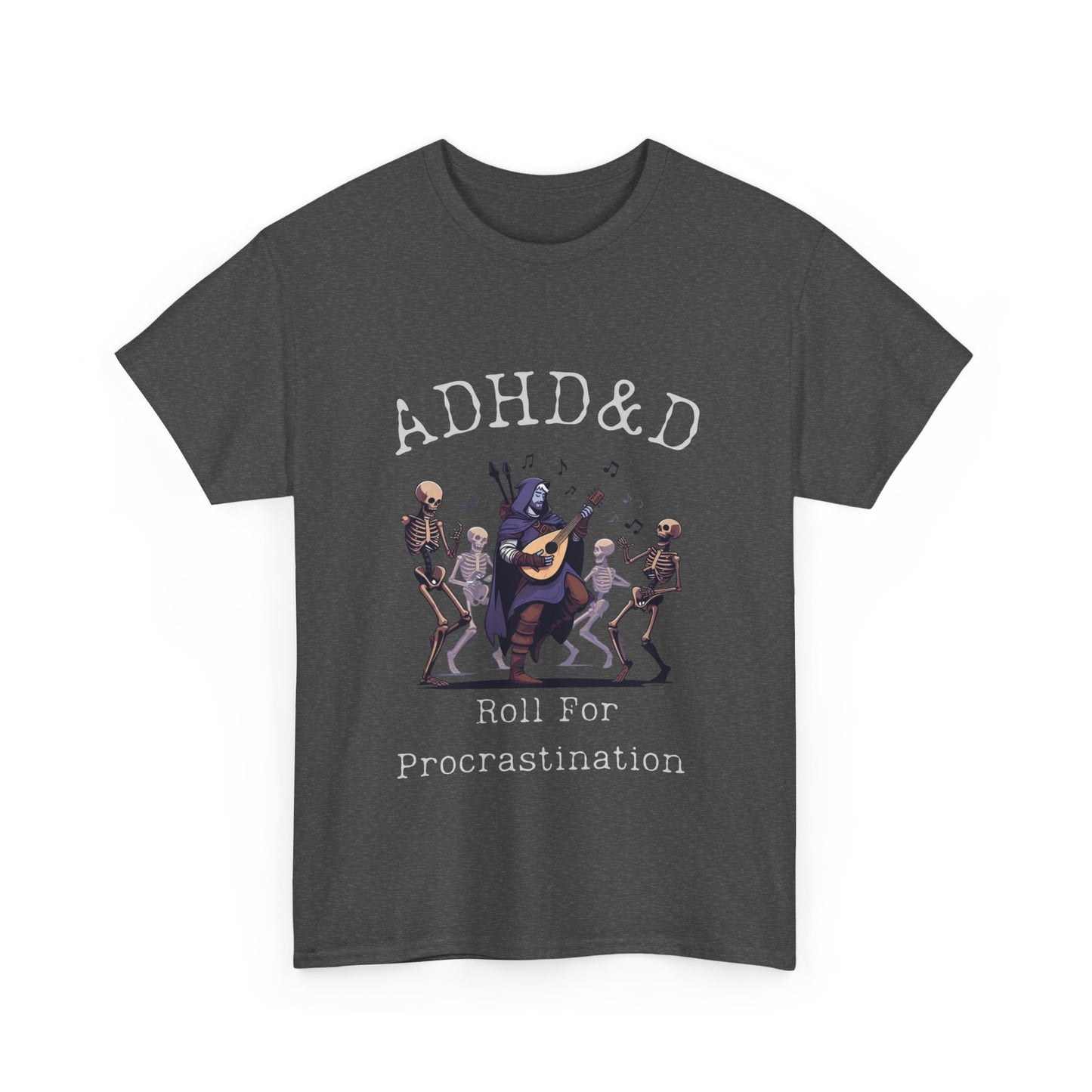 ADHD & D Gift Shirt, Roll for Procrastination