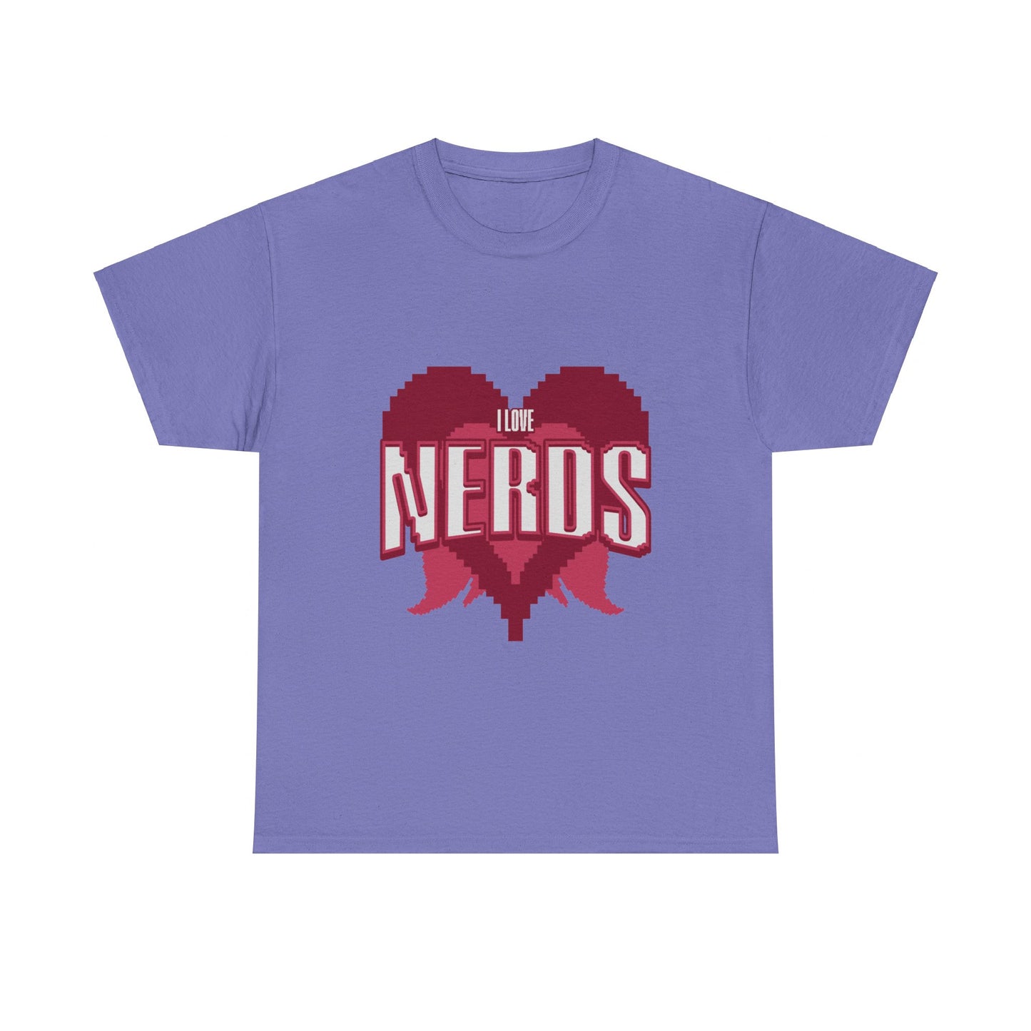 I Love Nerds Pixel Art T Shirt