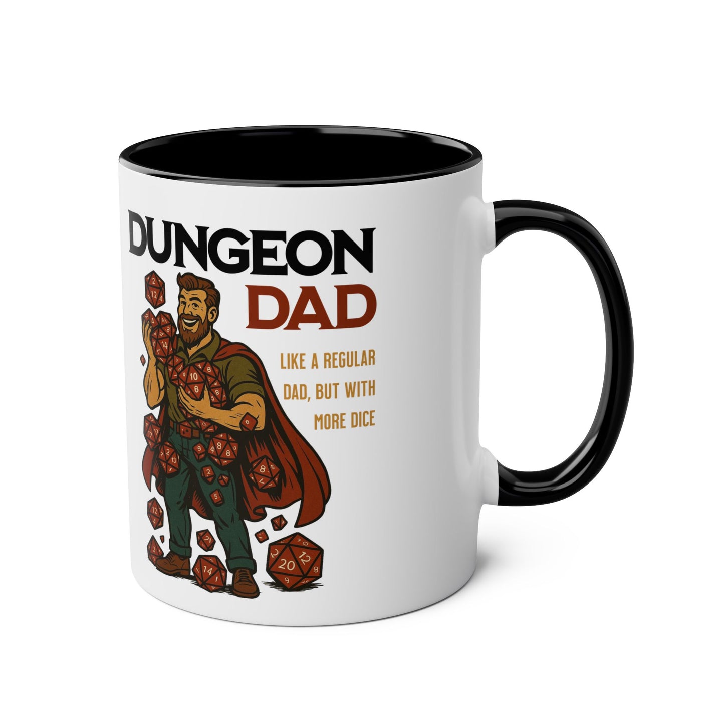 Dungeon Dad, Like a Regular Dad With More Dice Mug