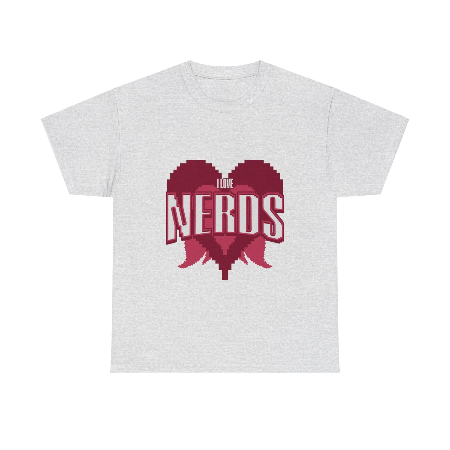 I Love Nerds Pixel Art T Shirt