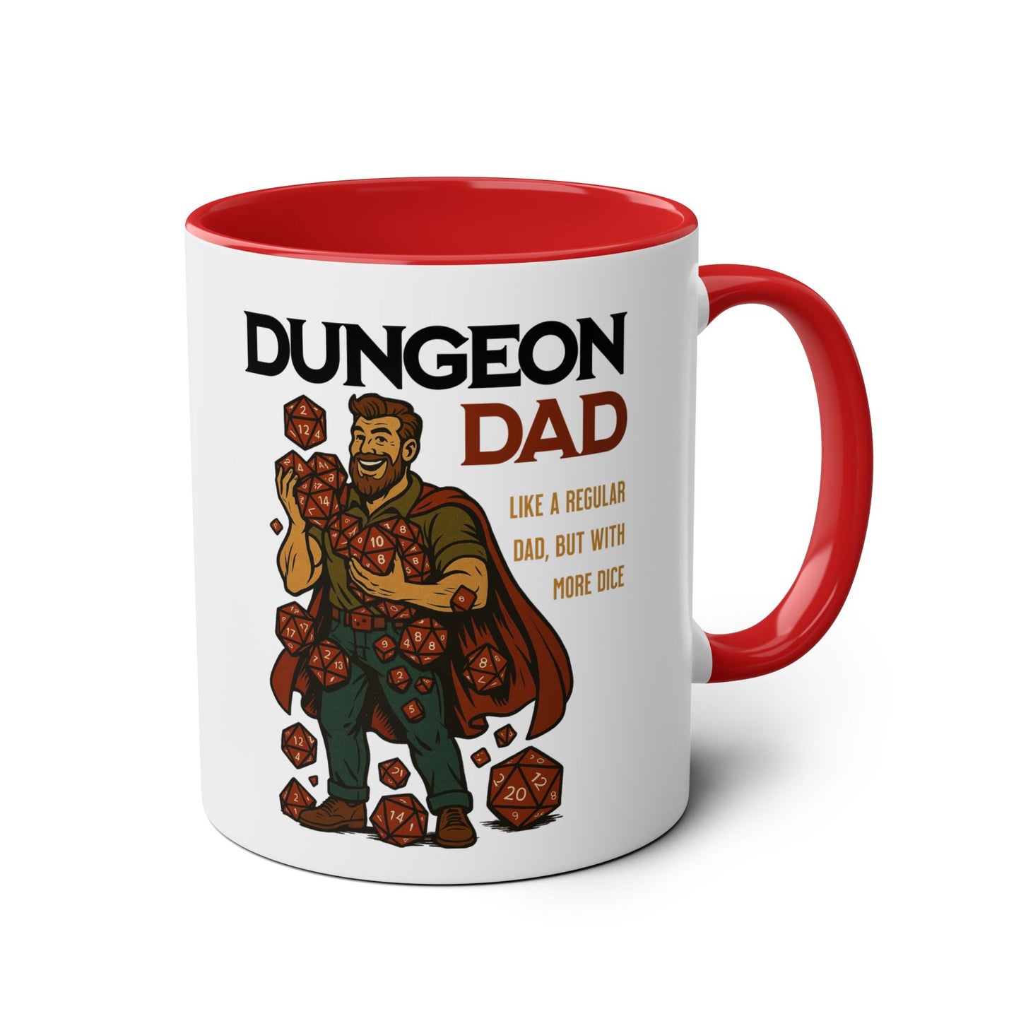 Dungeon Dad, Like a Regular Dad With More Dice Mug