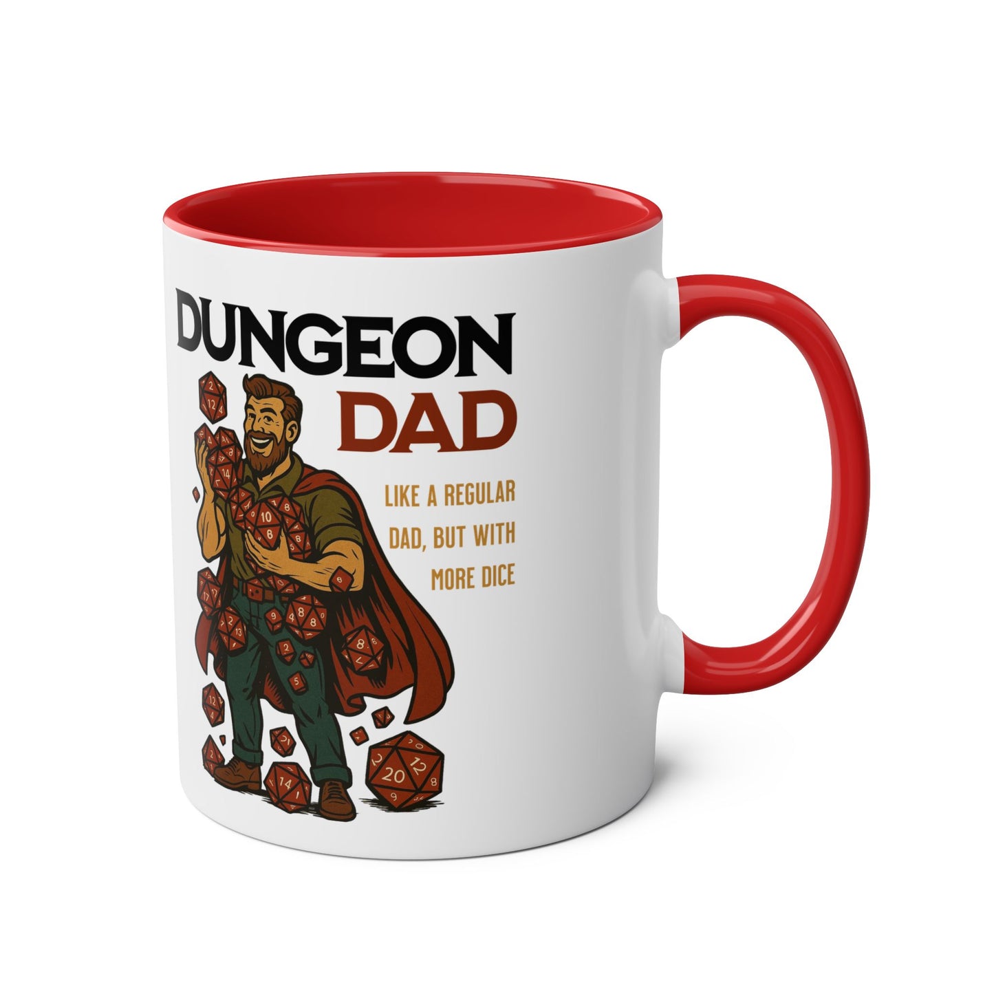 Dungeon Dad, Like a Regular Dad With More Dice Mug