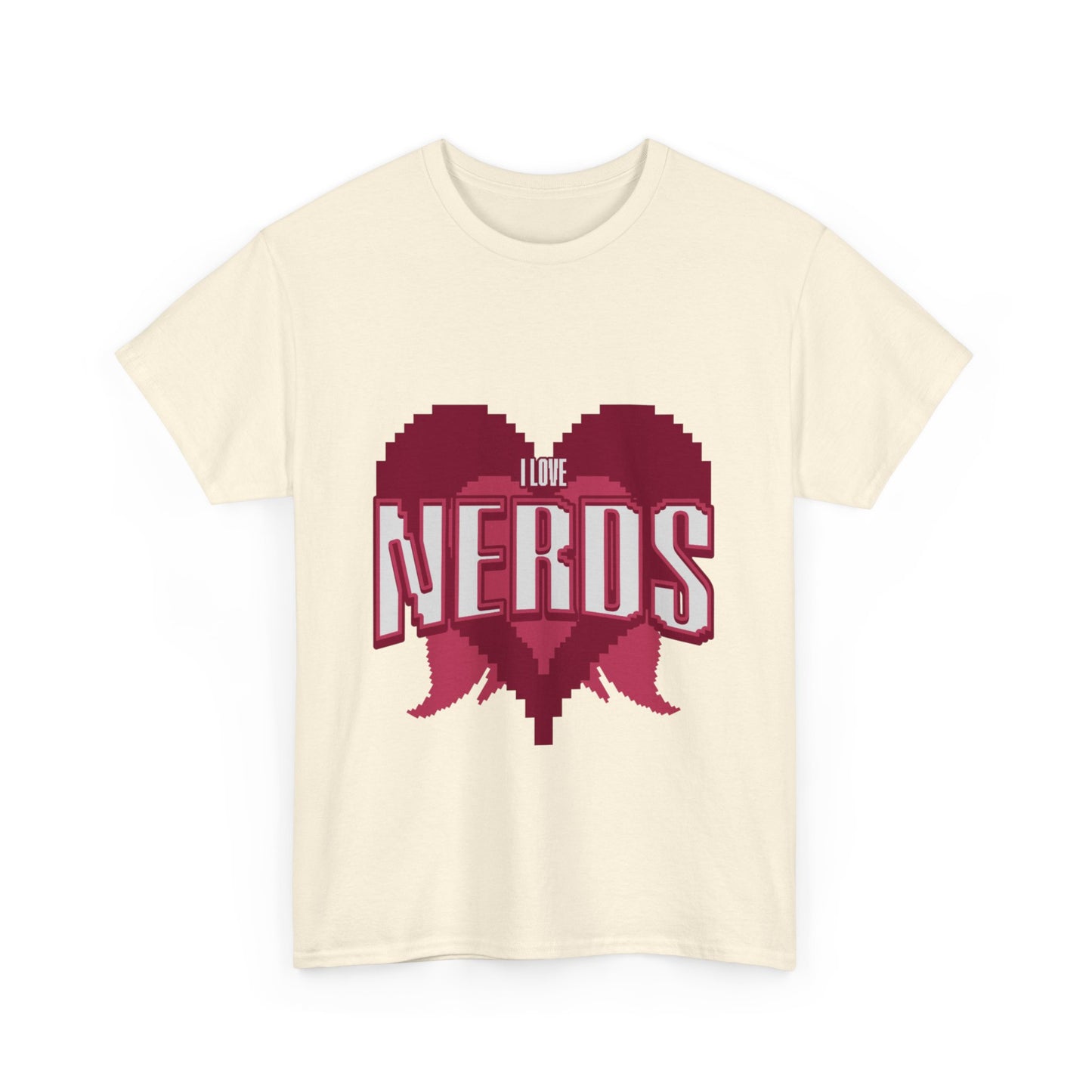 I Love Nerds Pixel Art T Shirt
