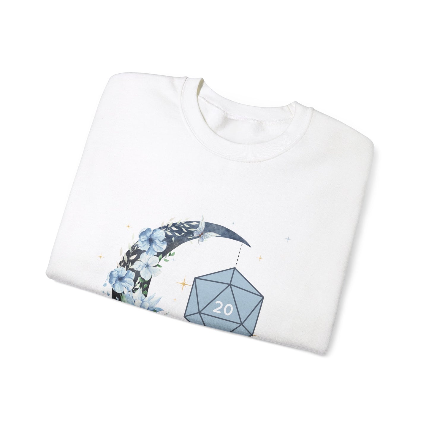 Dnd Shirt Time for Long Rest with Moon and D20 Detail, Perfect Gift Idea for Dungeons, Dragons, Bg3, Game Masters