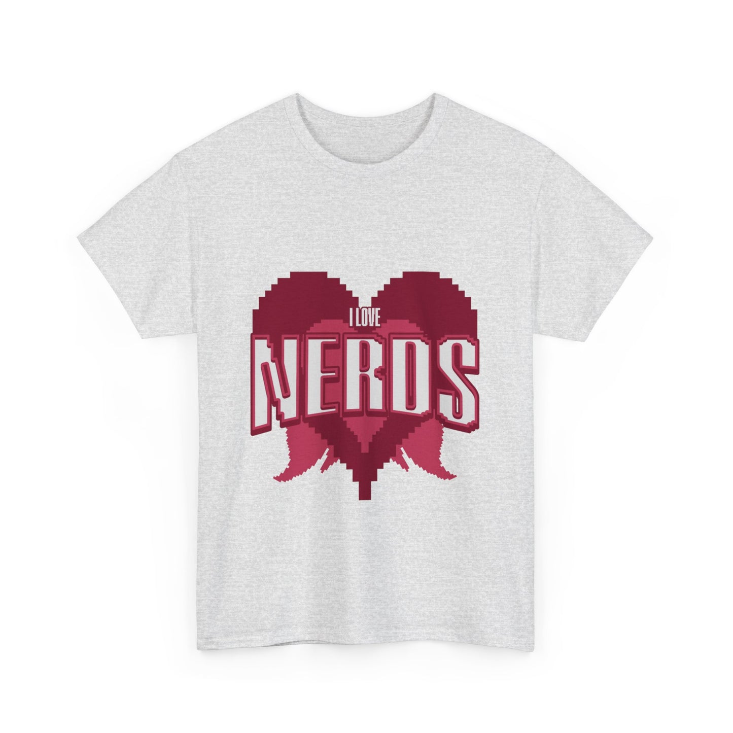 I Love Nerds Pixel Art T Shirt