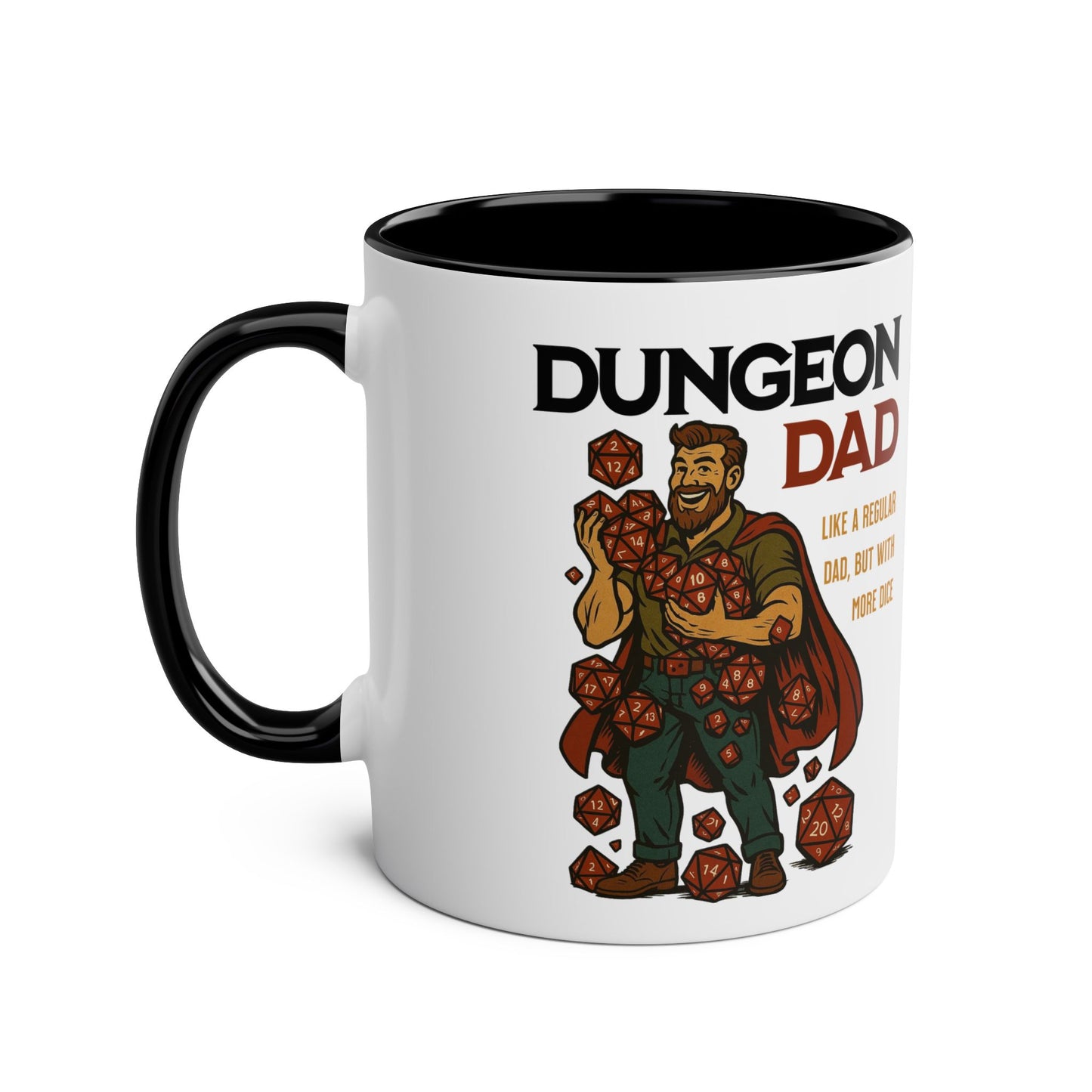 Dungeon Dad, Like a Regular Dad With More Dice Mug