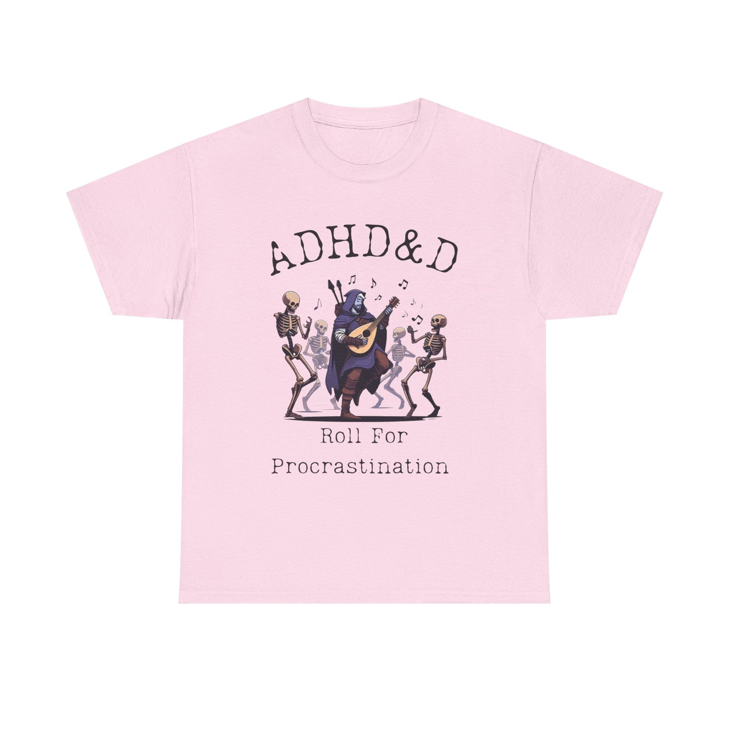 ADHD & D Gift Shirt, Roll for Procrastination