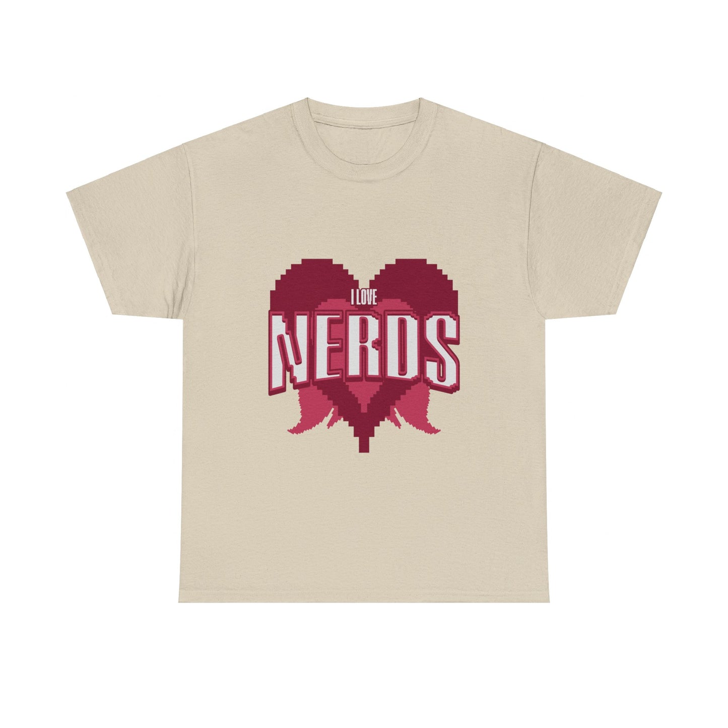 I Love Nerds Pixel Art T Shirt