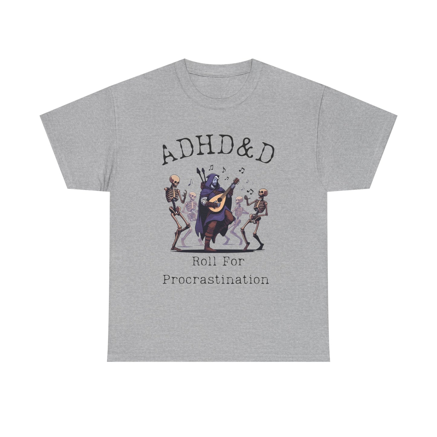 ADHD & D Gift Shirt, Roll for Procrastination