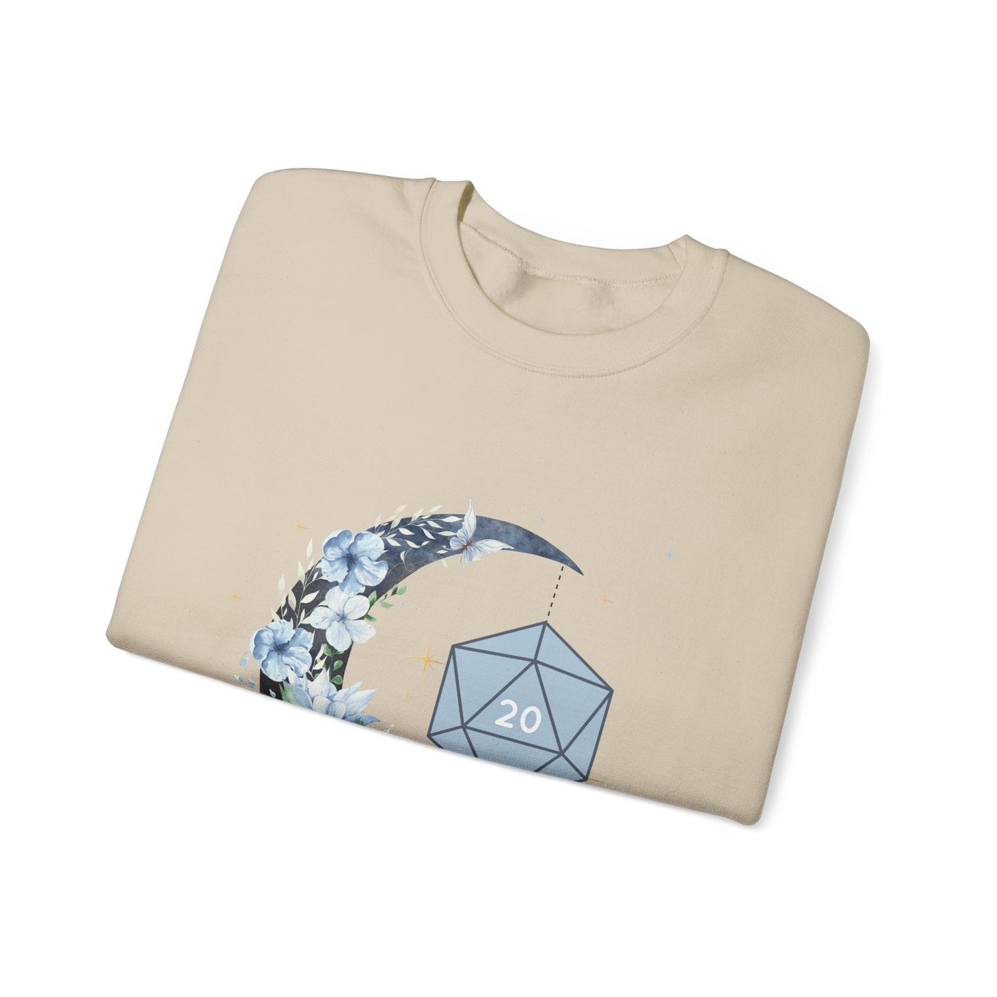 Dnd Shirt Time for Long Rest with Moon and D20 Detail, Perfect Gift Idea for Dungeons, Dragons, Bg3, Game Masters