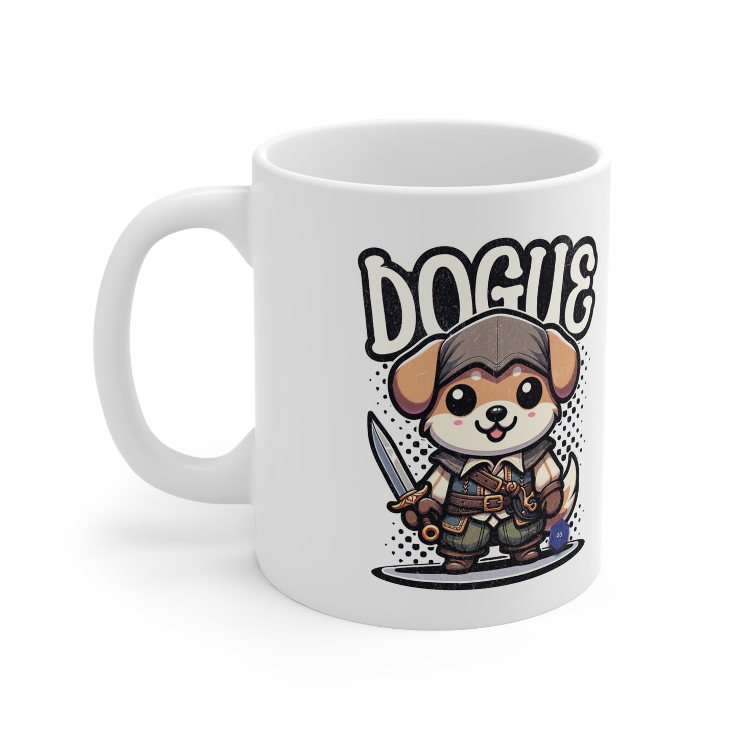 Dnd Class Coffee Mug Rogue 'Dogue'