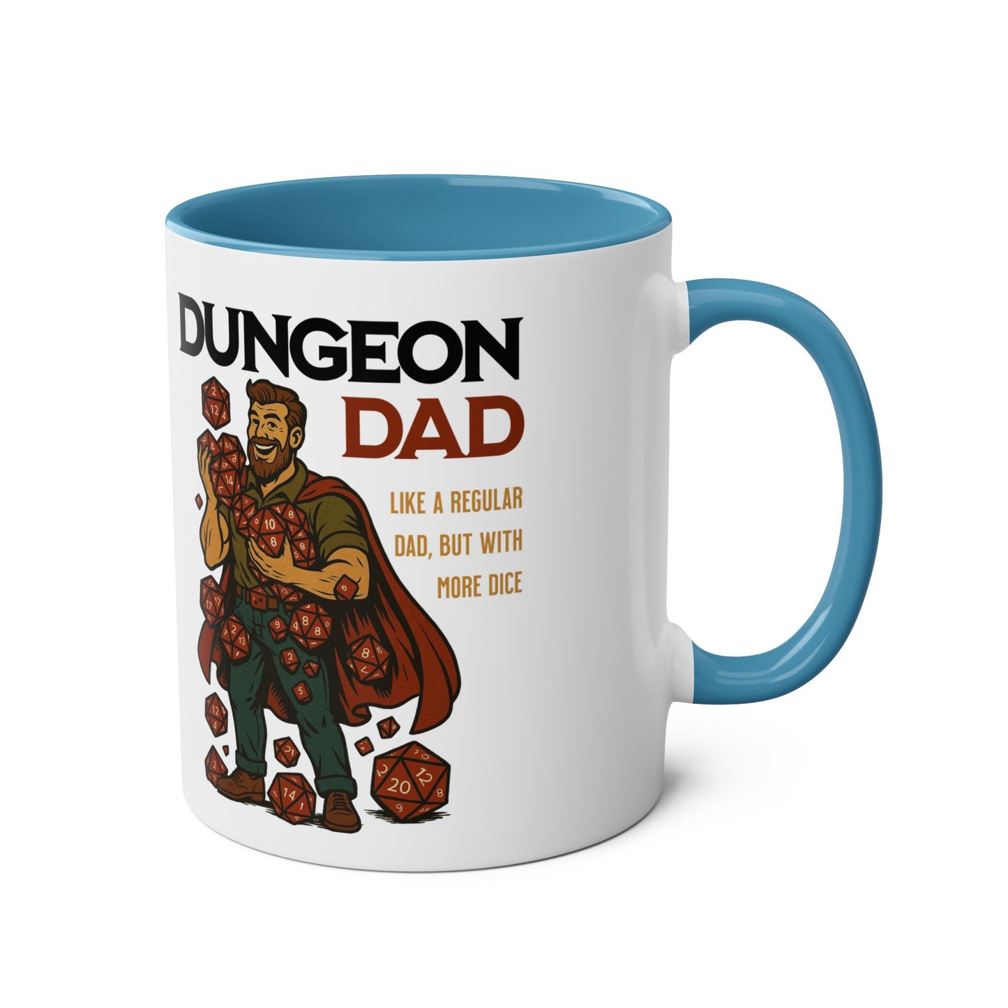 Dungeon Dad, Like a Regular Dad With More Dice Mug