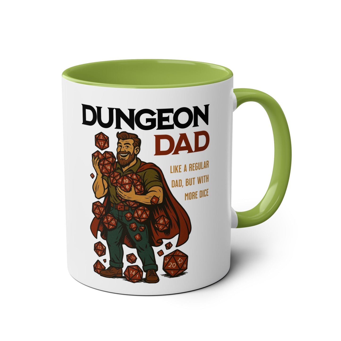 Dungeon Dad, Like a Regular Dad With More Dice Mug