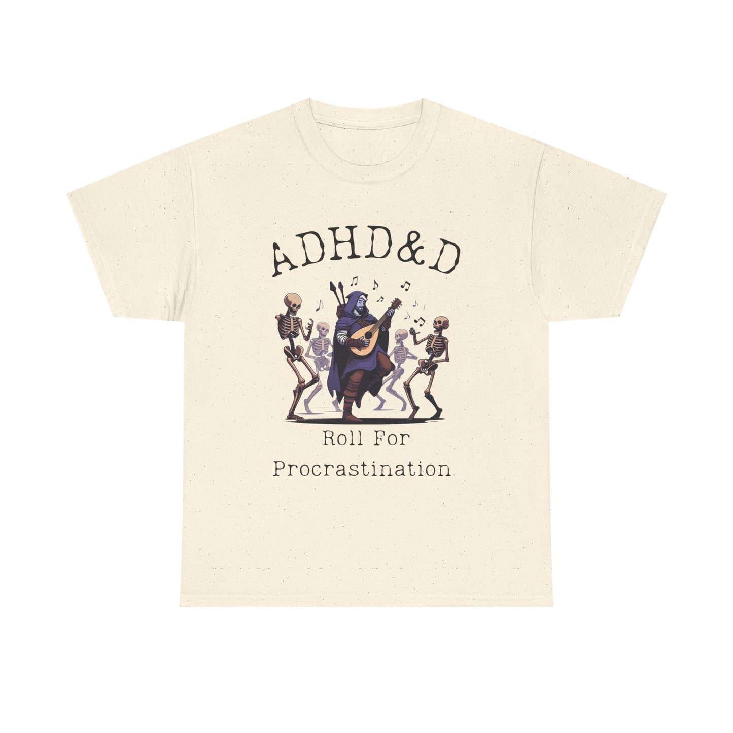 ADHD & D Gift Shirt, Roll for Procrastination