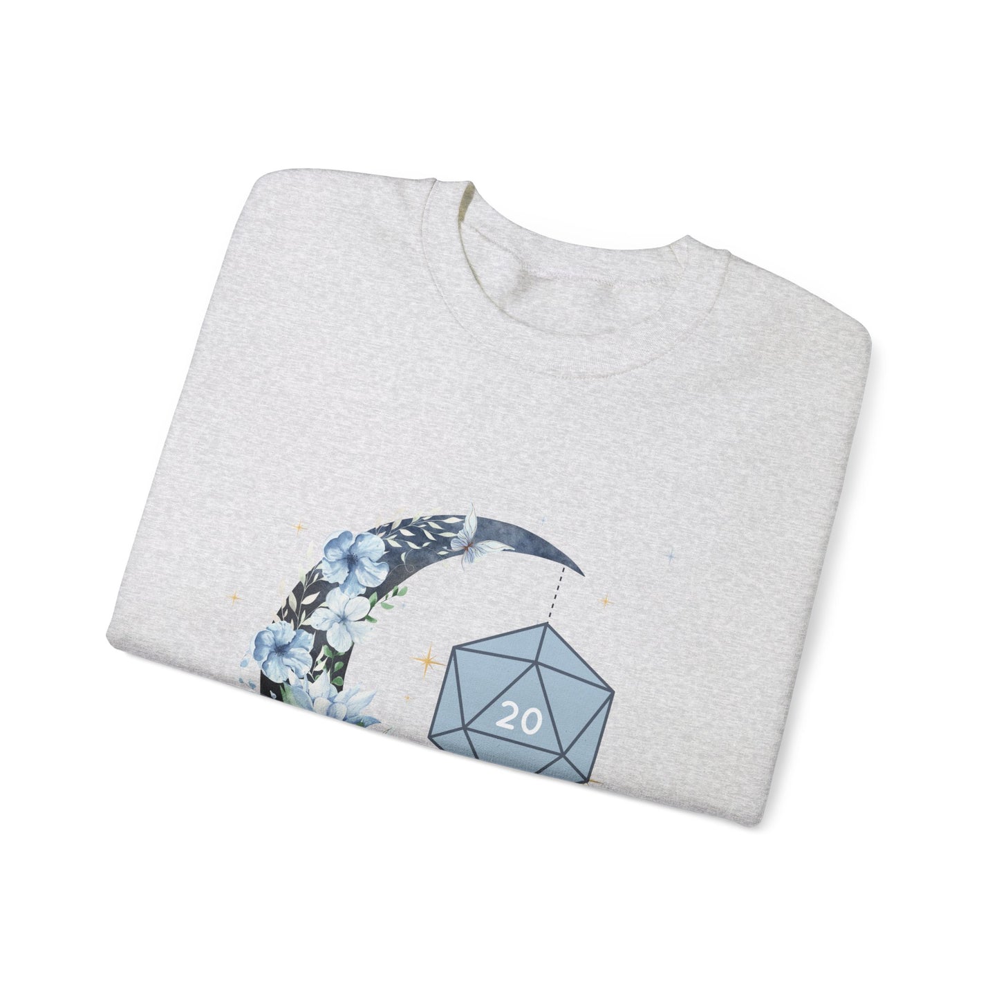 Dnd Shirt Time for Long Rest with Moon and D20 Detail, Perfect Gift Idea for Dungeons, Dragons, Bg3, Game Masters