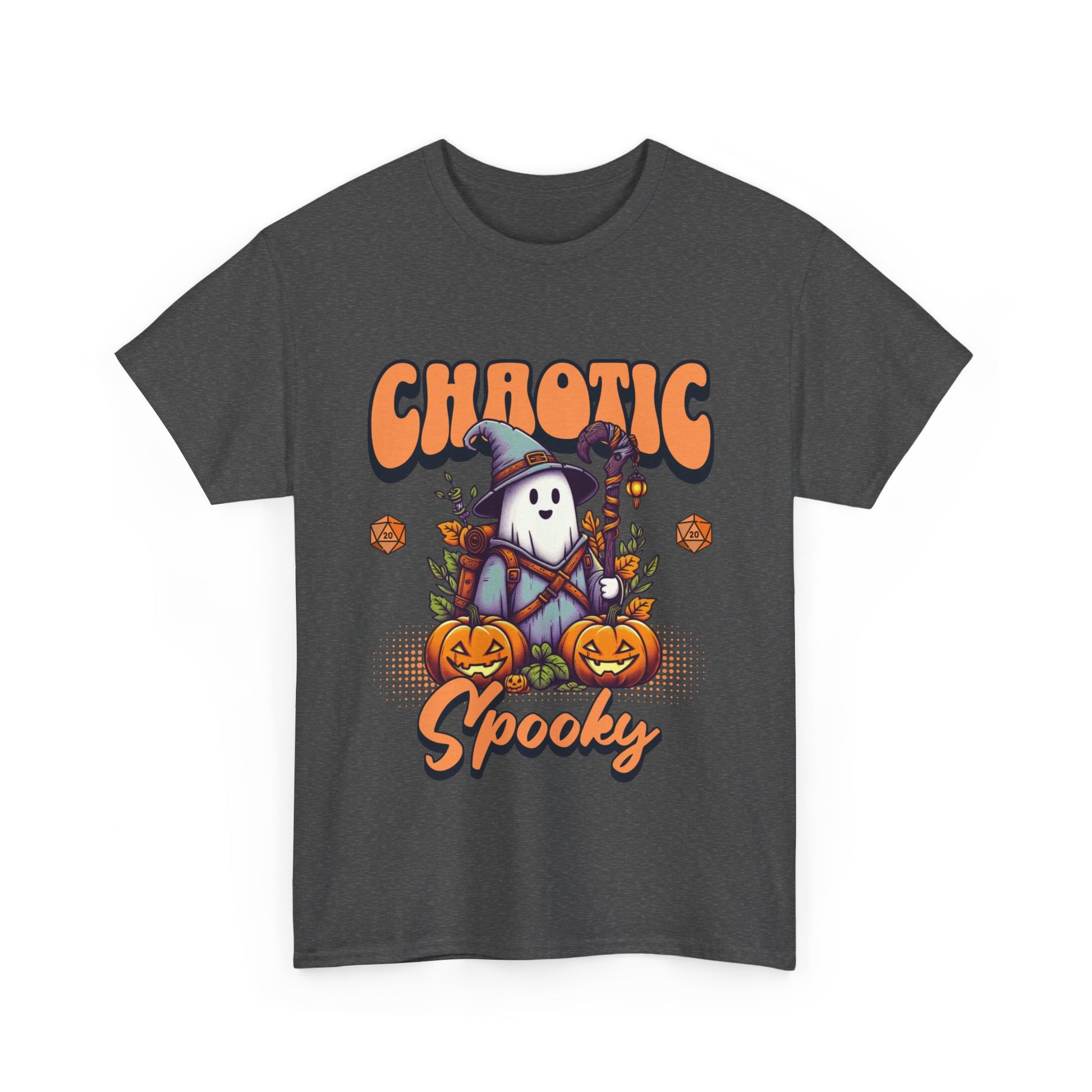 Chaotic spooky dnd halloween shirt for player or dungeon master