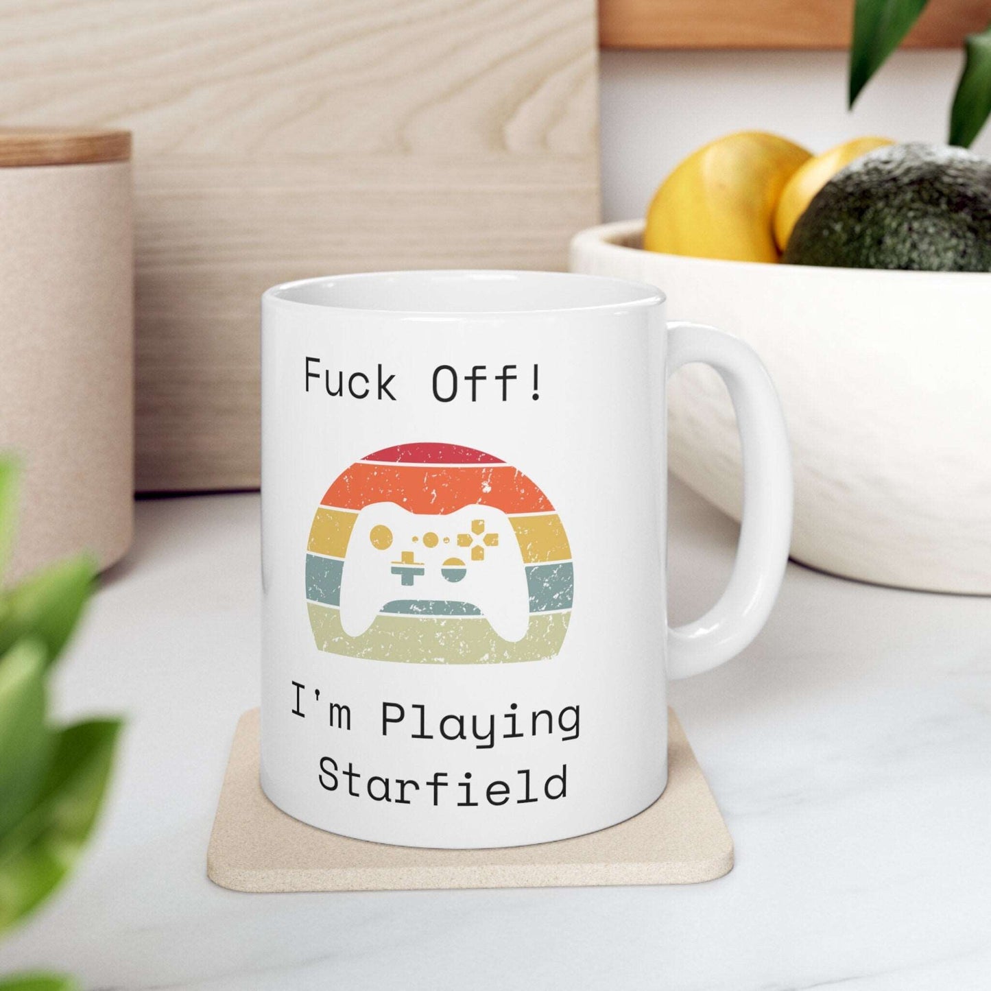 NSFW I'm Playing Starfield Mug Gift for Gamers, Christmas Stocking Filler | Free Star Collective & Constellation Secret Santa Gift