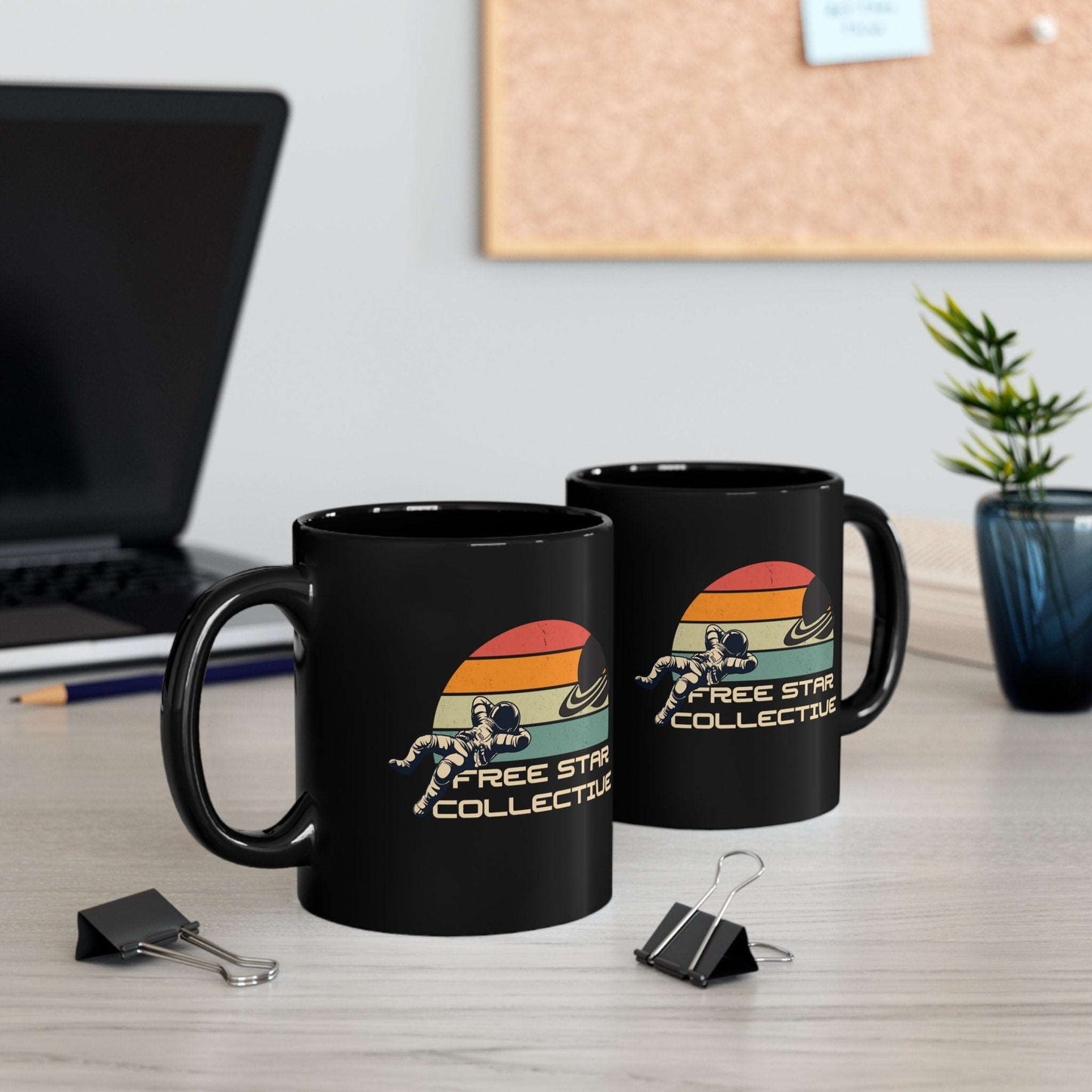Free Star Collective Starfield Inspired Mug for Gamers. Fun Retro Astronaut Design Great for PC and Xbox Gamers.Christmas Or Birthday Gift