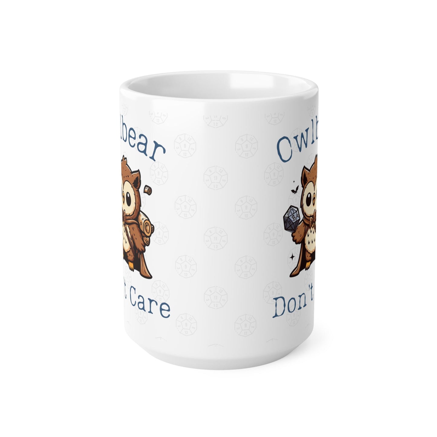 DnD Mug Owlbear Don't Care, Baldur 3, BG3 Mug for Dungeon Masters, DMs Dungeon Dragons Mug Gift Idea Astarion Fans Valentines Gift 15oz