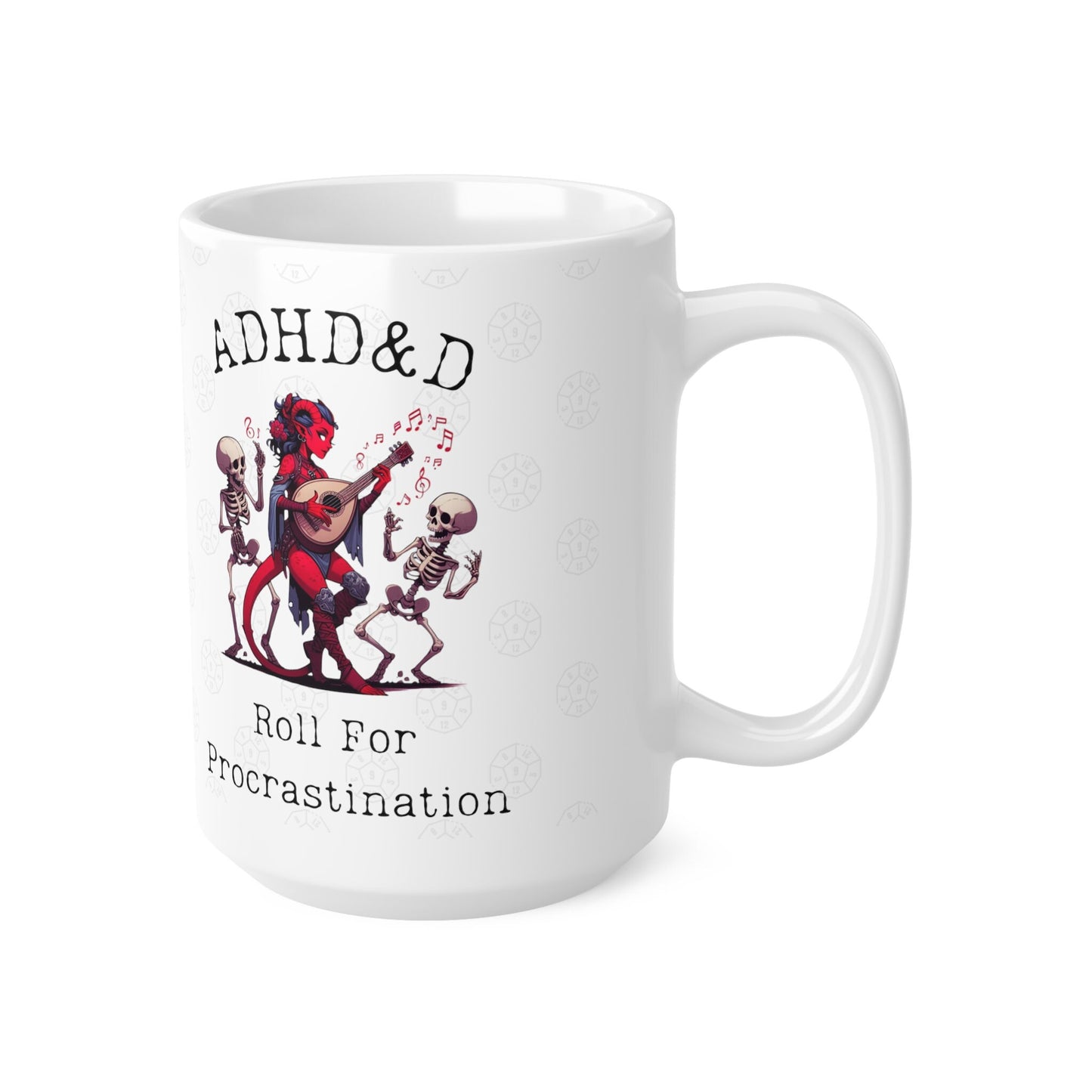Dnd Roll for Procrastination Mug