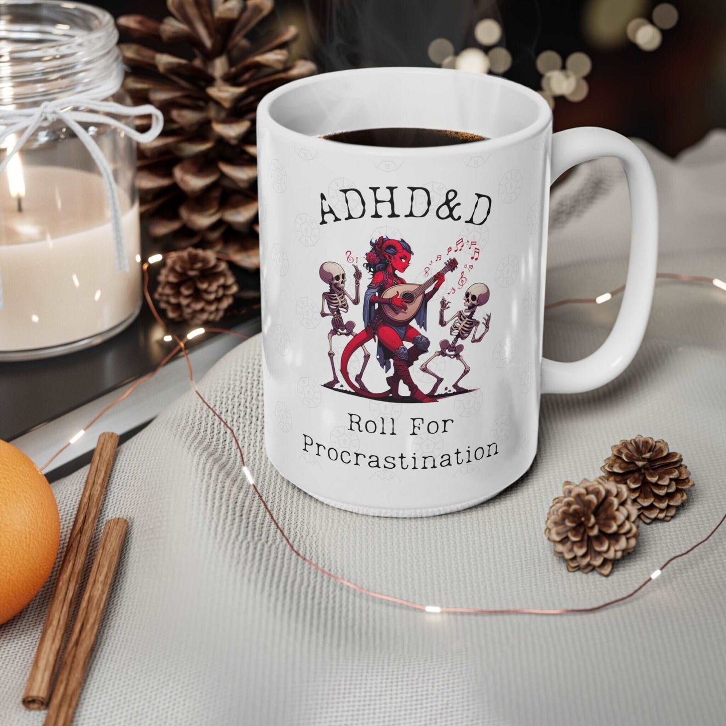 Dnd Larp Roll for Procrastination Mug