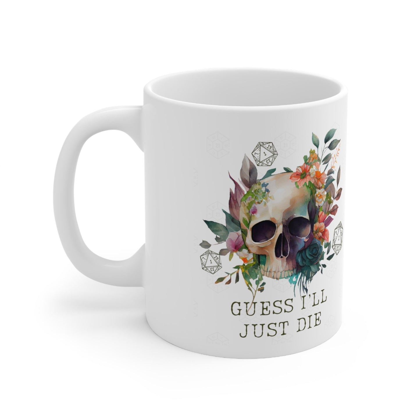 Tasse géante « Dnd I Guess I'll Die »