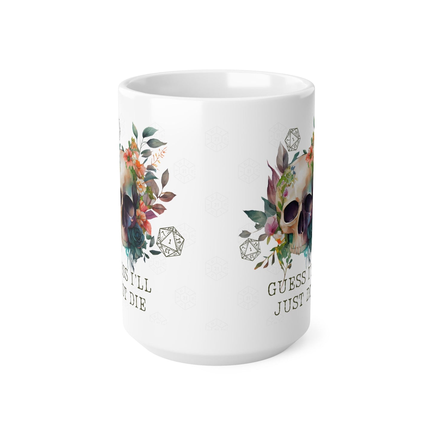 Tasse géante « Dnd I Guess I'll Die »