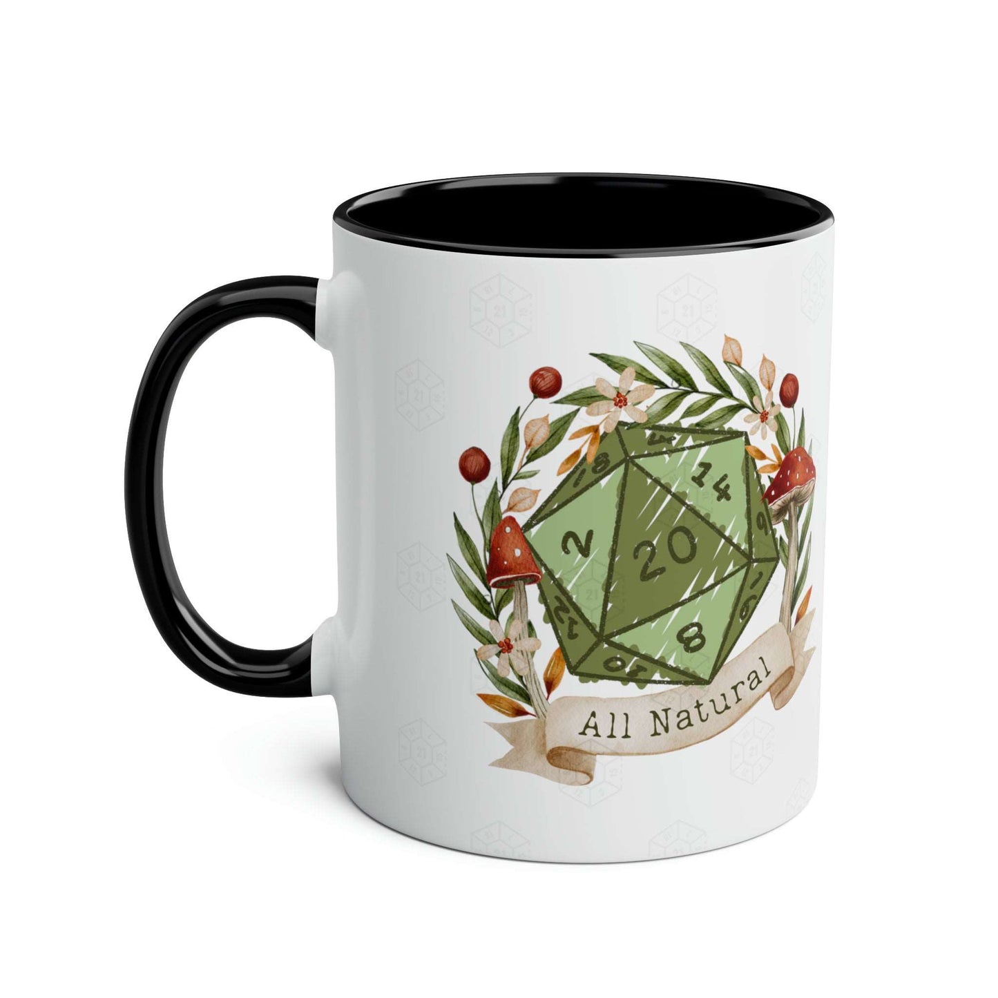 Dnd Mug Nat 20 Druid Cup, Table Top Gamer Gift Idea for Dungeon Dragons Fans, Game Masters
