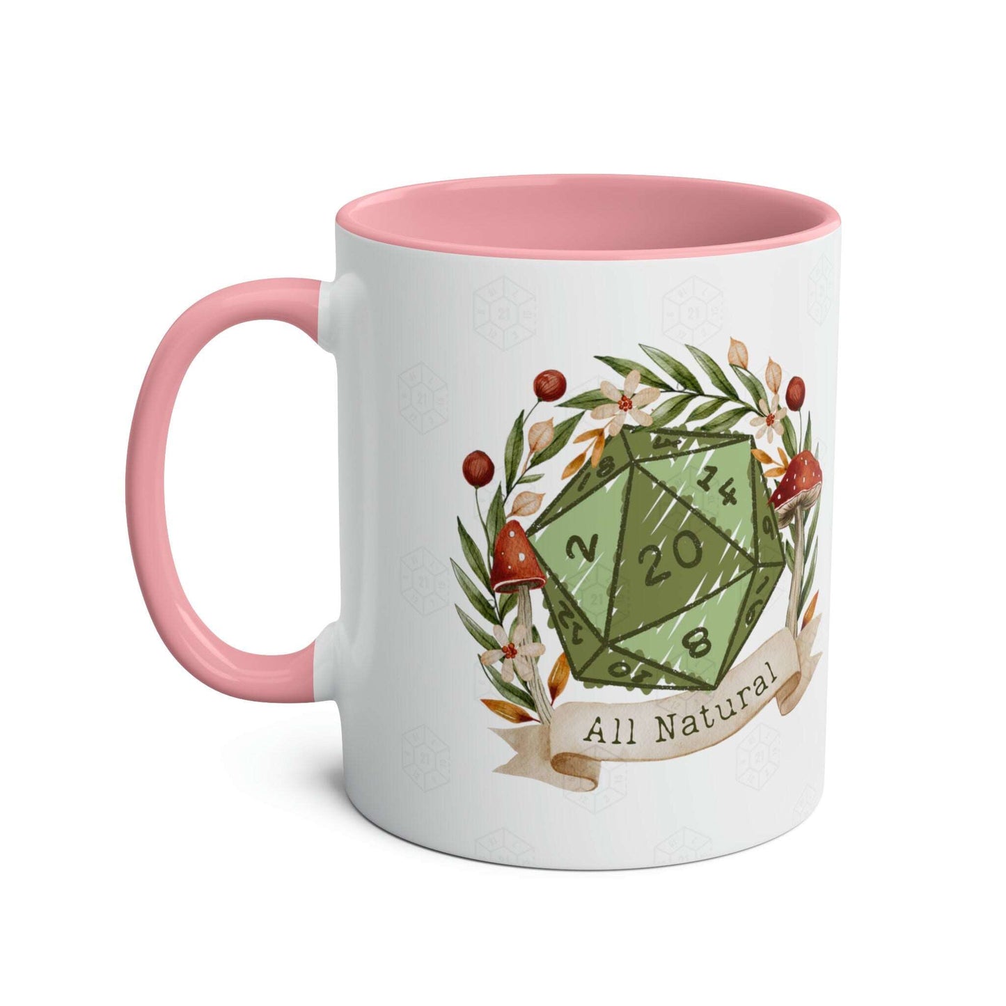 Dnd Mug Nat 20 Druid Cup, Table Top Gamer Gift Idea for Dungeon Dragons Fans, Game Masters