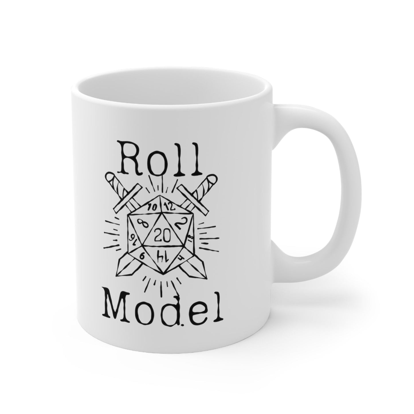 DnD Dice Roll Model Mug