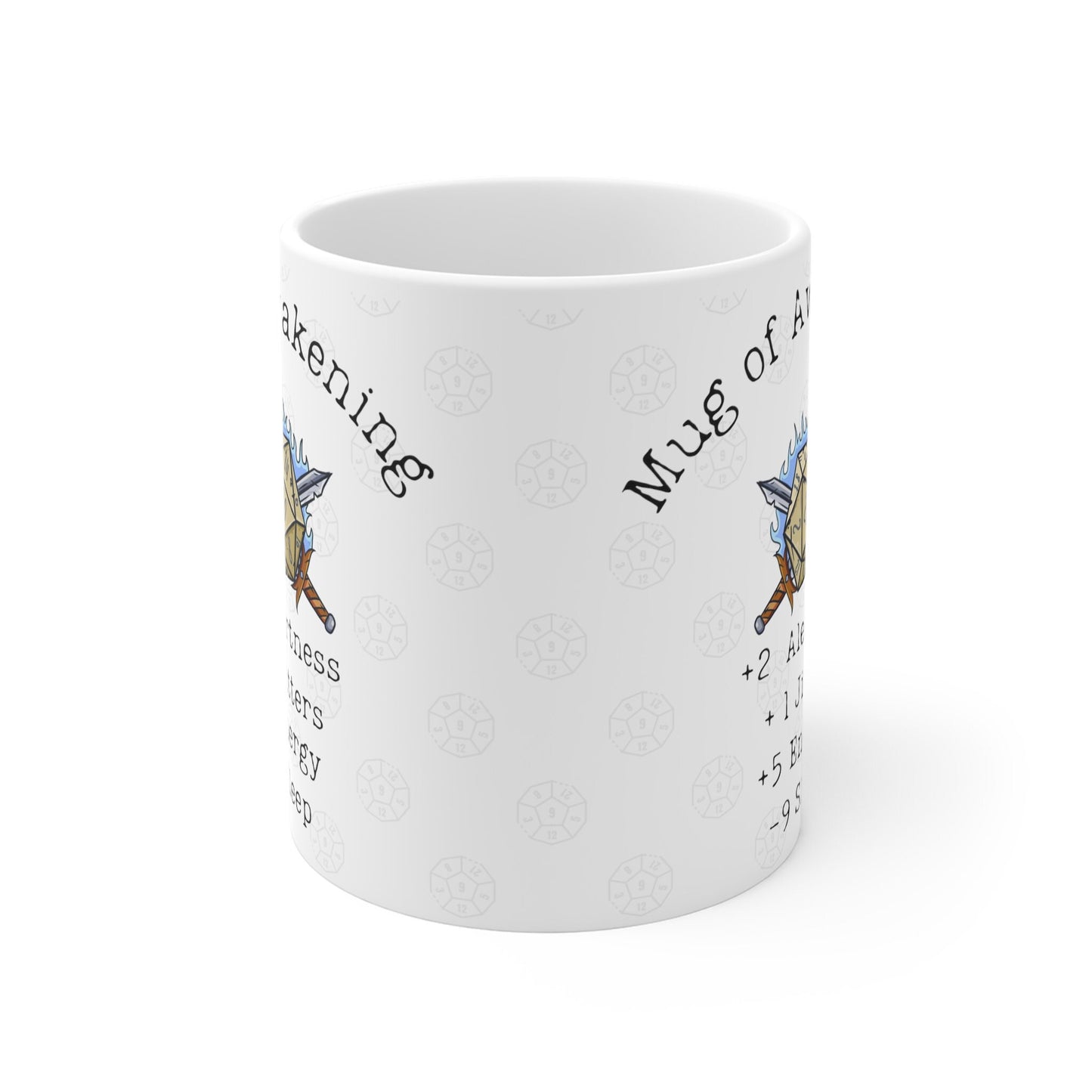 DND Mug of Awakening for RPG gamers