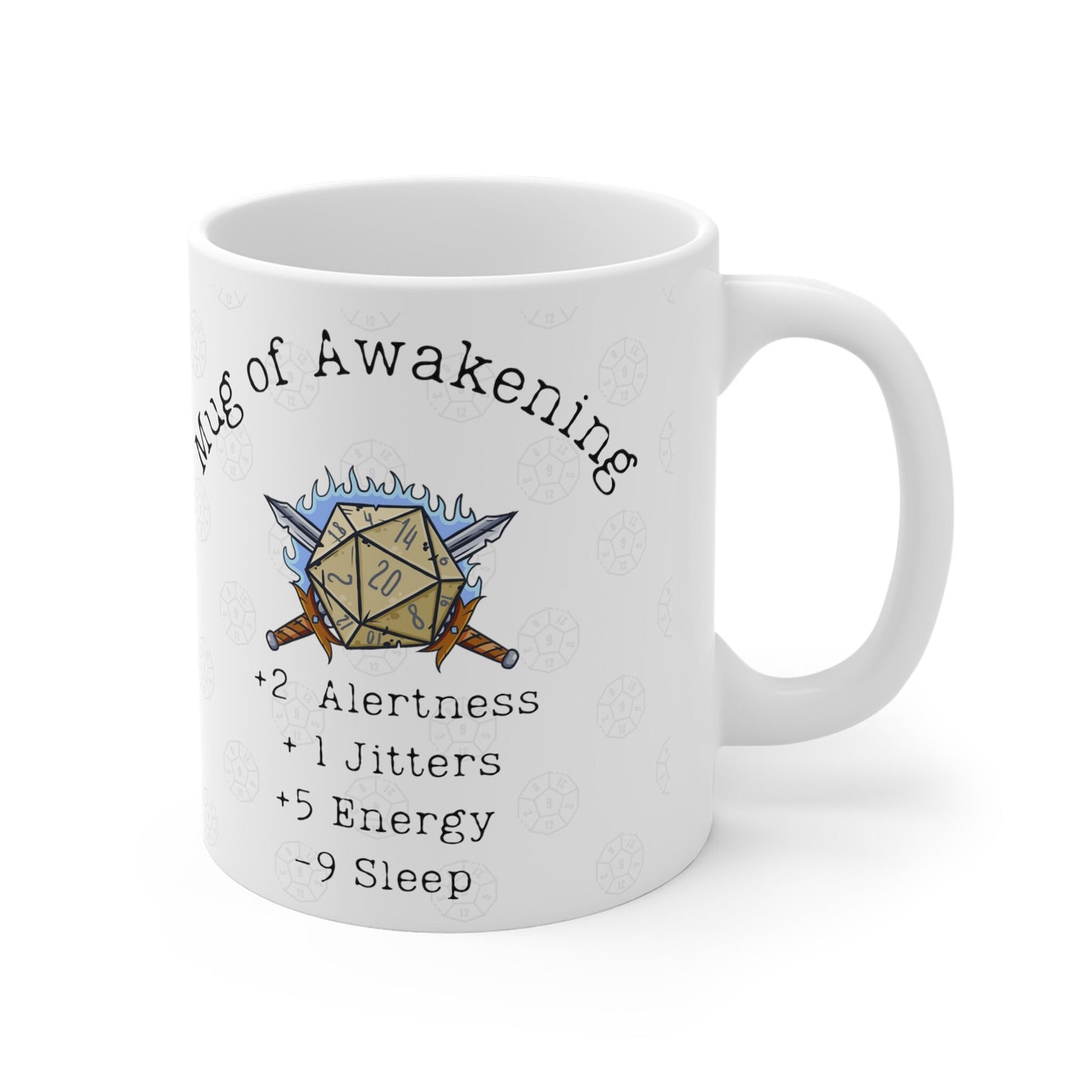 DND Mug of Awakening for RPG gamers