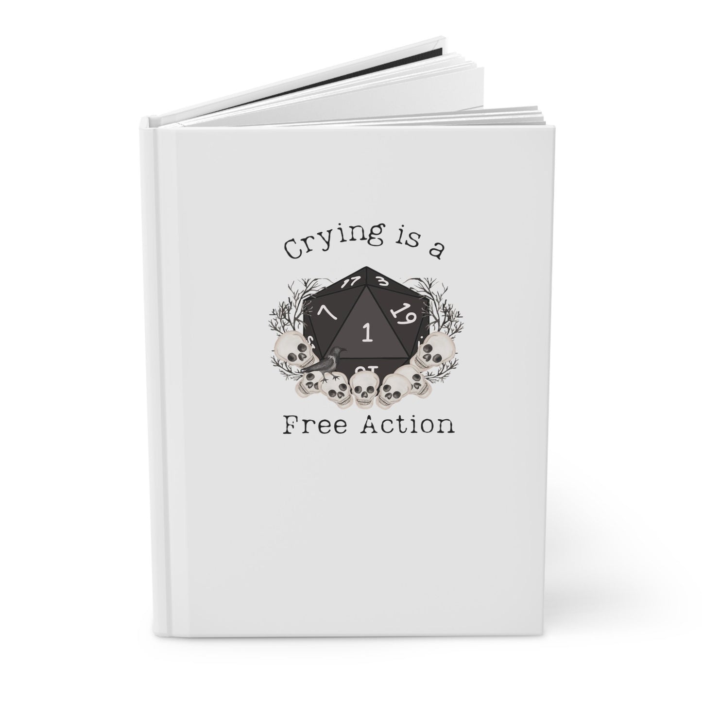Carnet de notes de campagne DnD Journal Crying est un carnet de campagne d'action gratuit