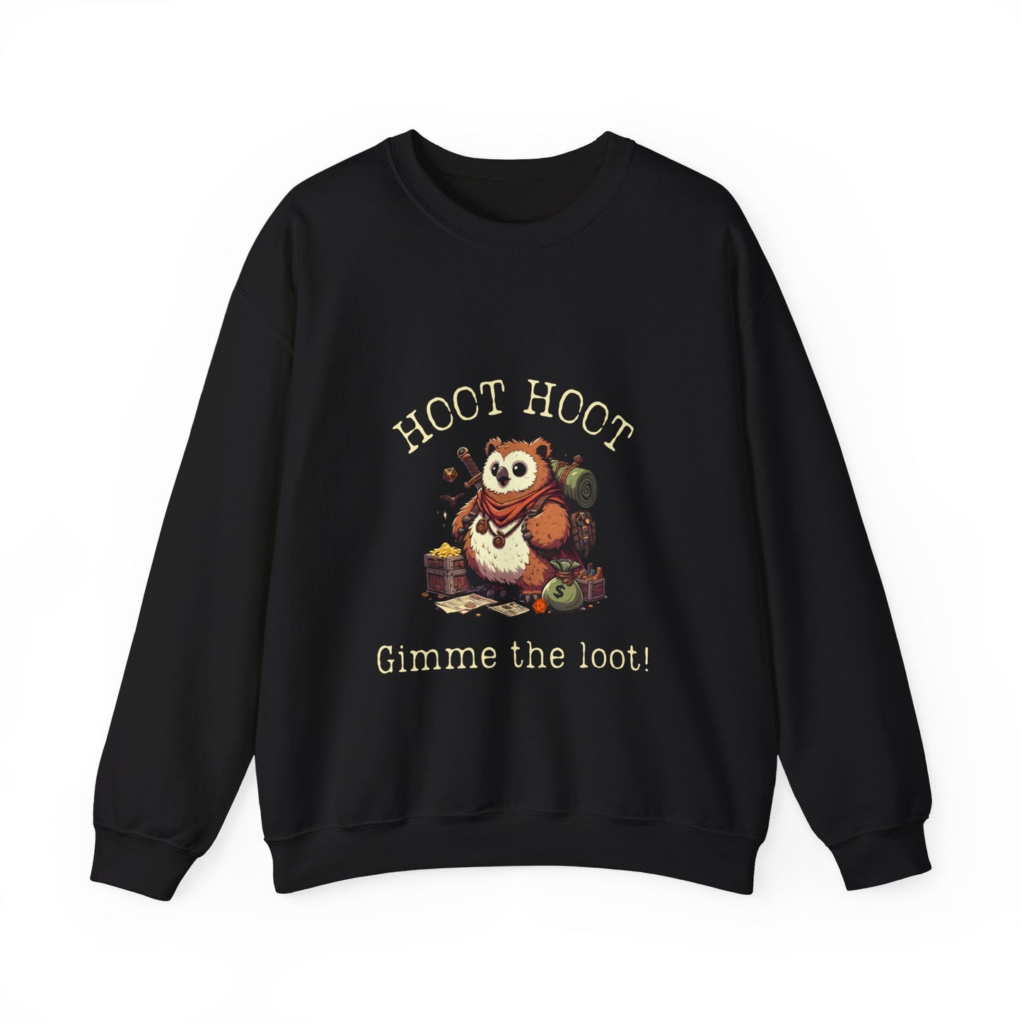 1380381Baby Owlbear Cub Shirt Hoot Hoot Gimme the Loot dnd and BG36