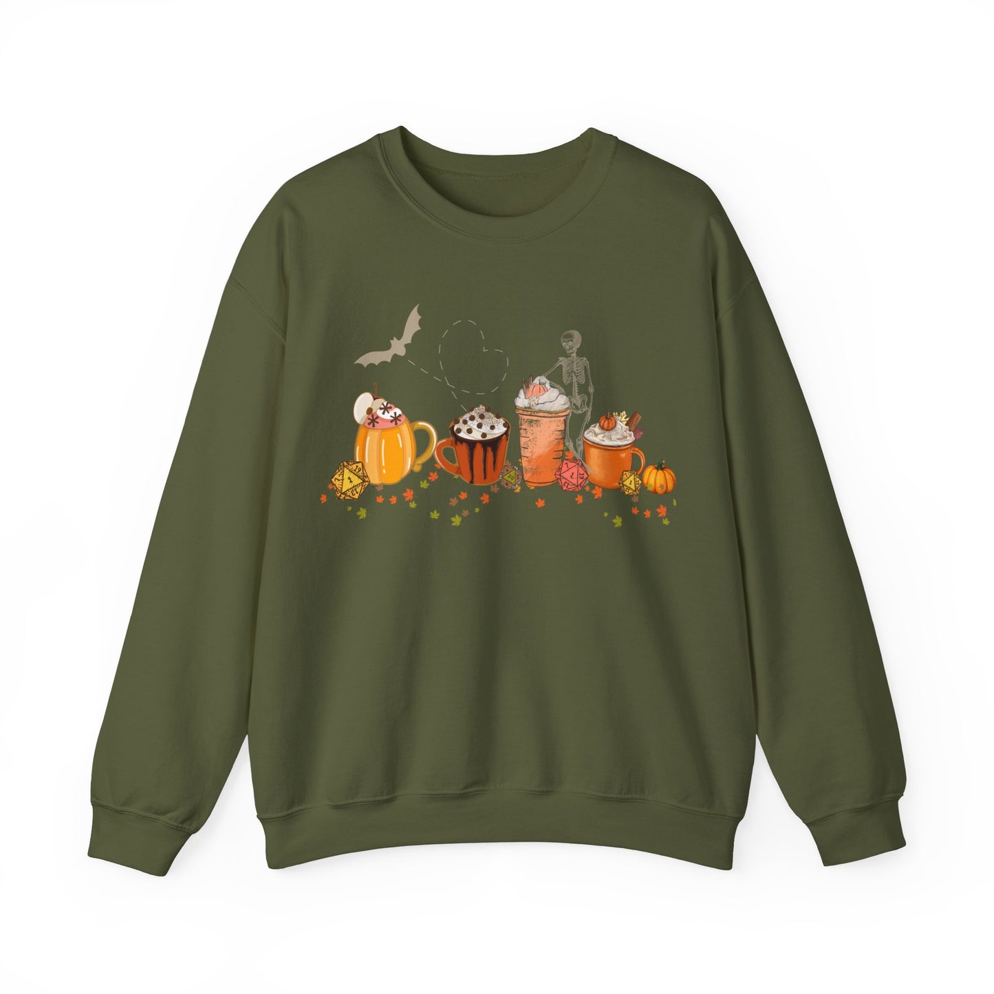 Dungeons and Dragons Jumper Halloween Sweater  ' Pumpkin Dice'