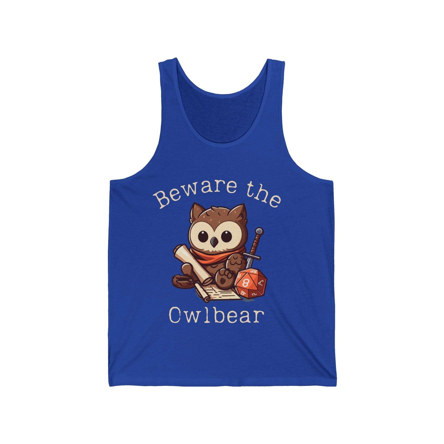 Beware the Owlbear DND Tank Top Vest