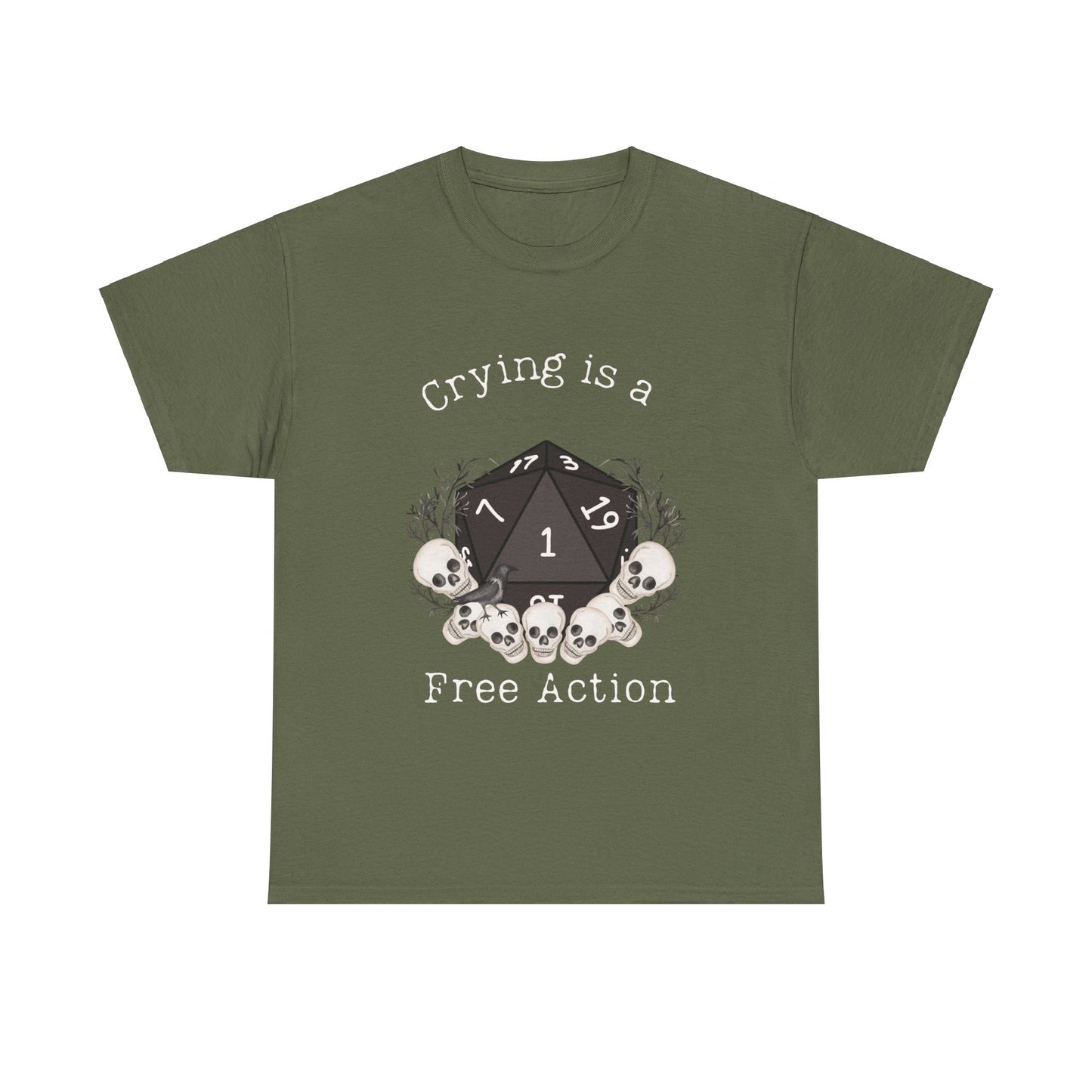 DnD Funny Critical Fail D20 Dice Shirt