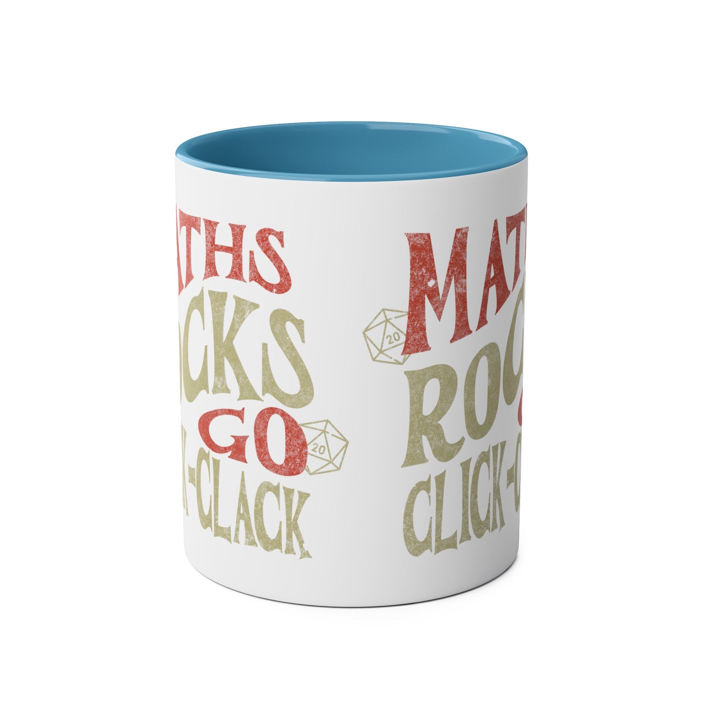 Tasse cadeau Dnd « Maths Rocks Go Click Clack »