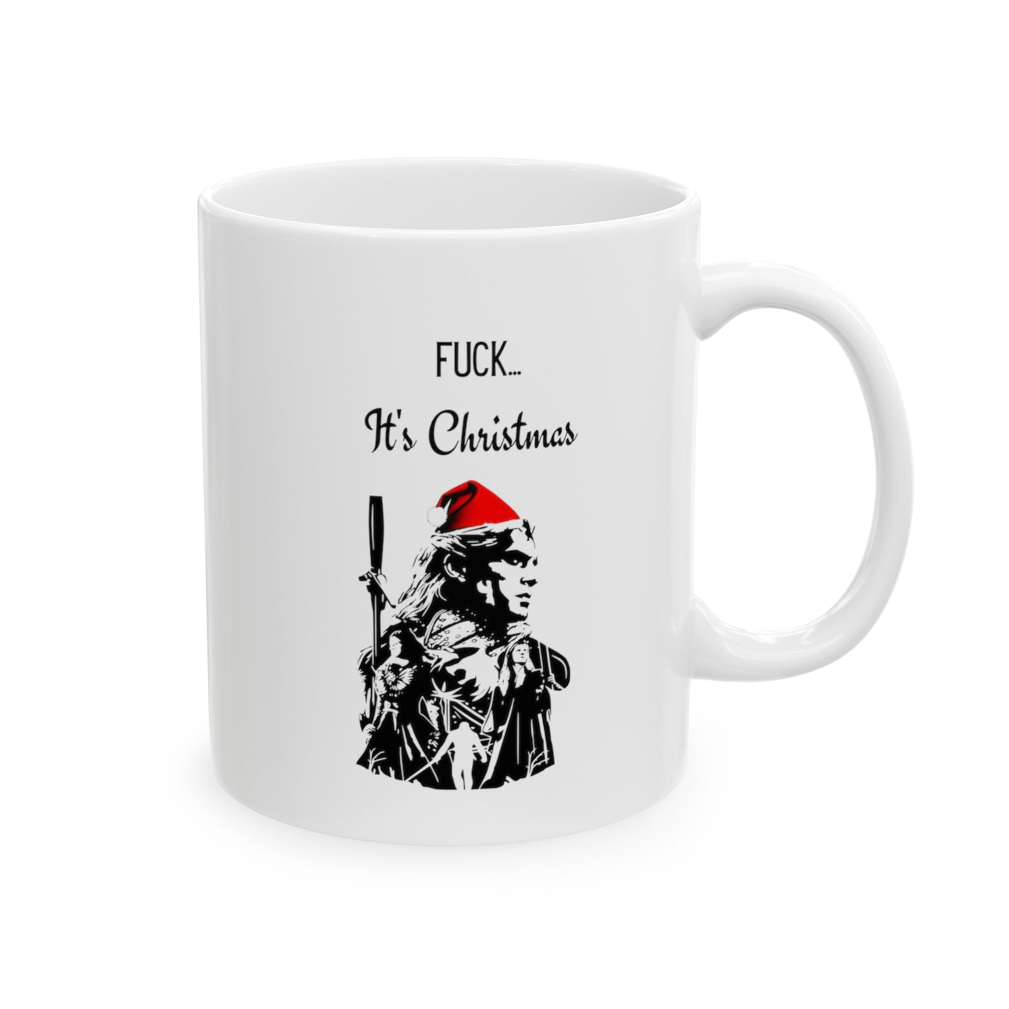 The Witcher Fuck Its Christmas Mug