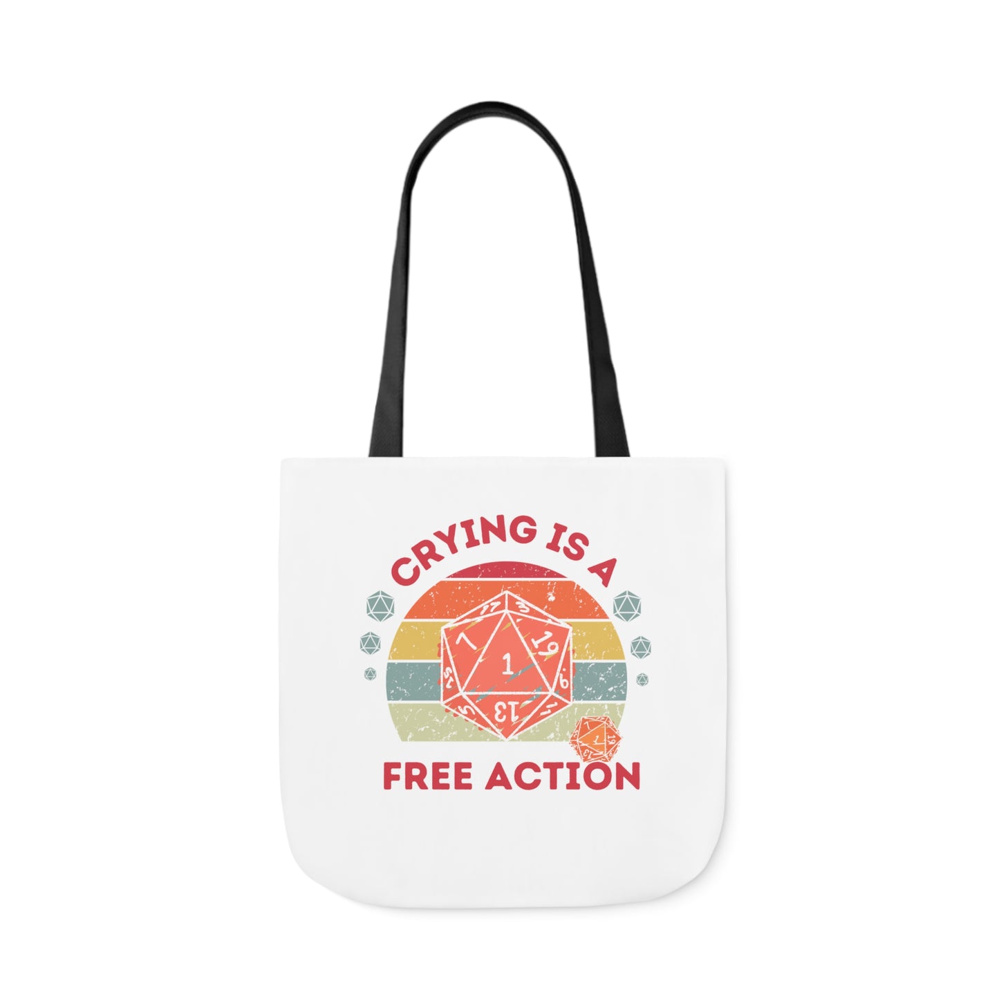 Sac fourre-tout en toile Dnd Crying Is a Free Action